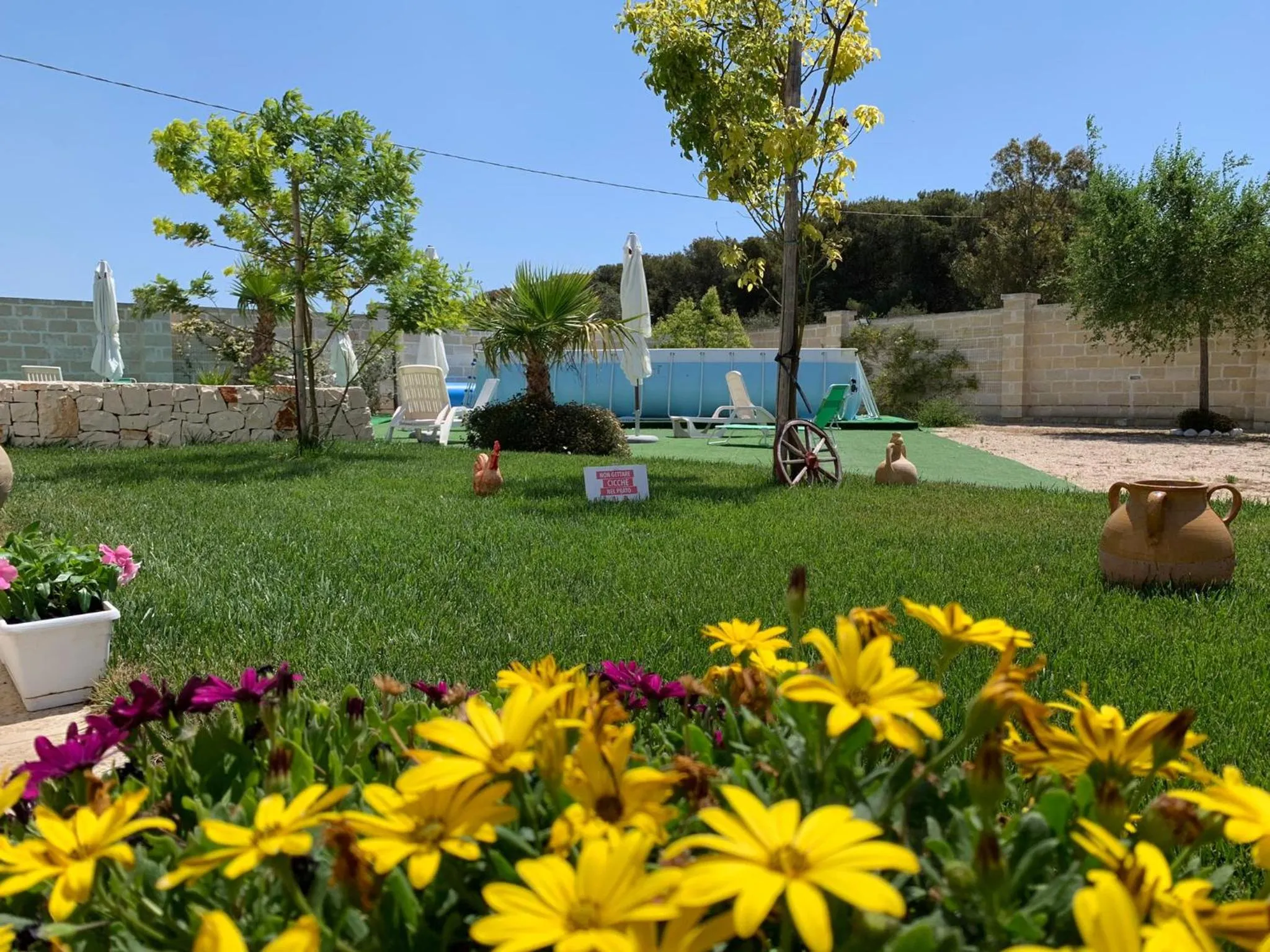 Garden in B&B Stella Salento Karin