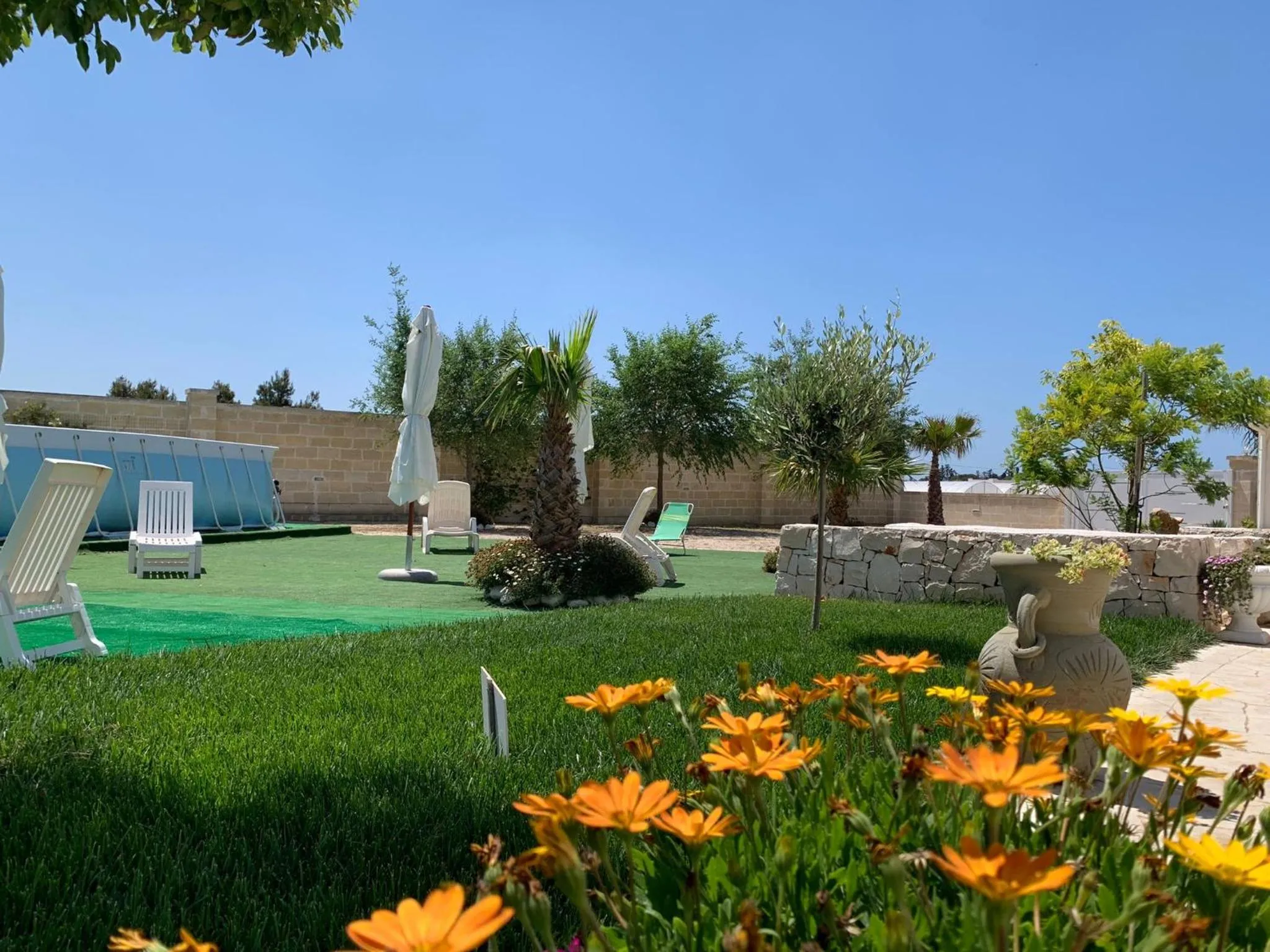 Garden in B&B Stella Salento Karin