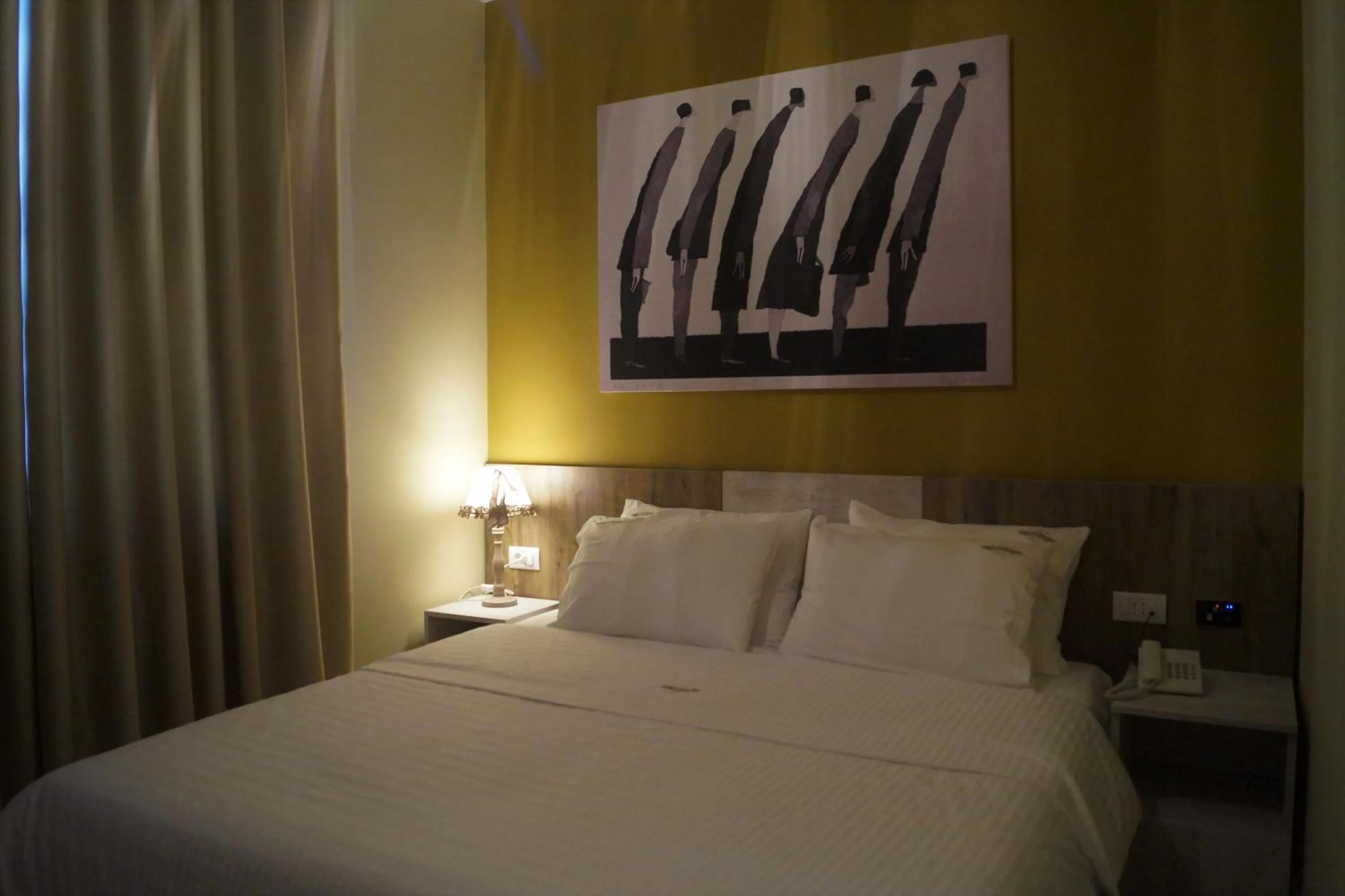 Patio, Bed in Vila Trebicka