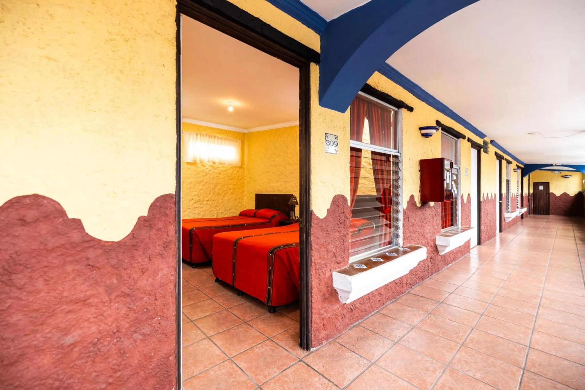 Bed in Hotel La Sin Ventura