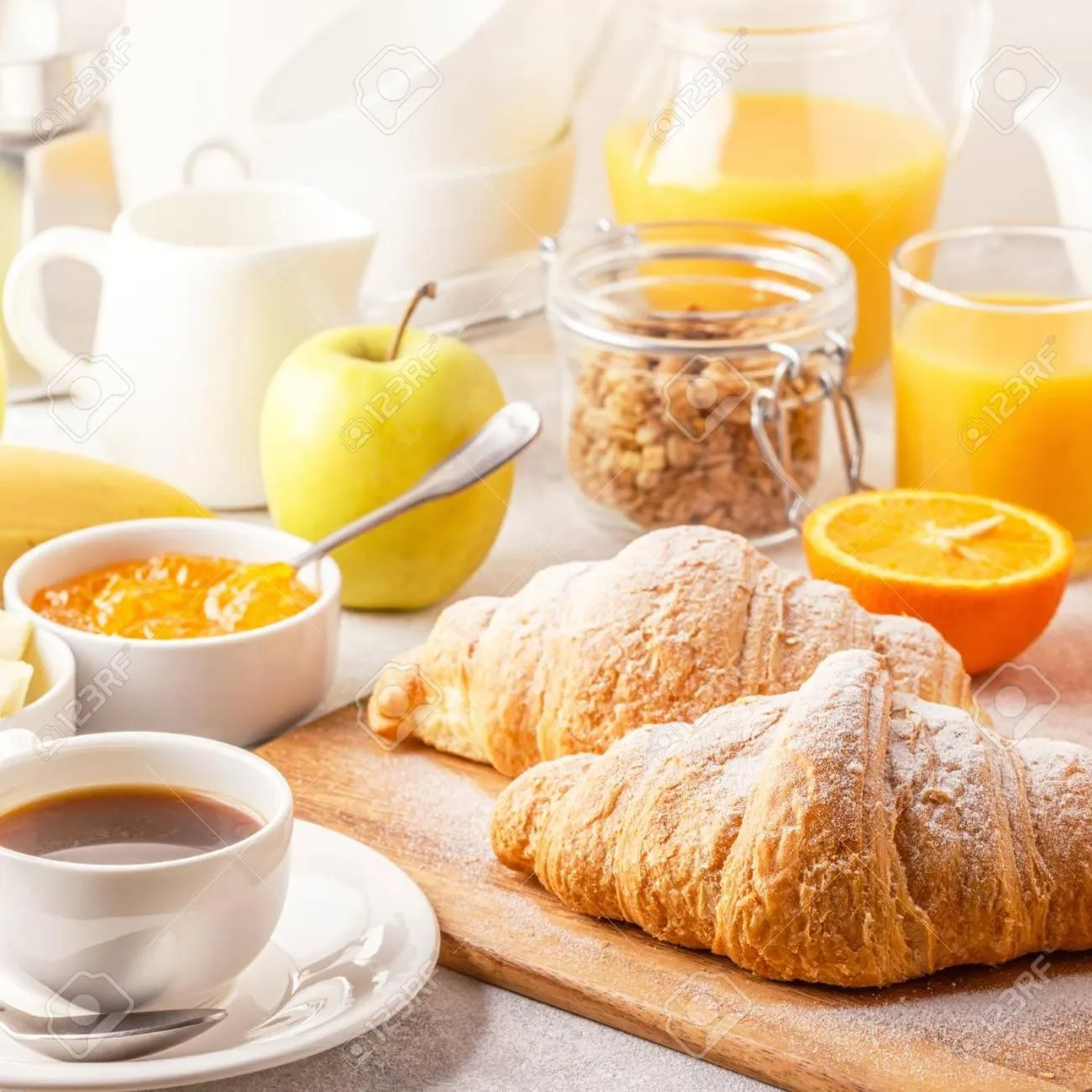 Continental breakfast in The Capital Boutique B&B