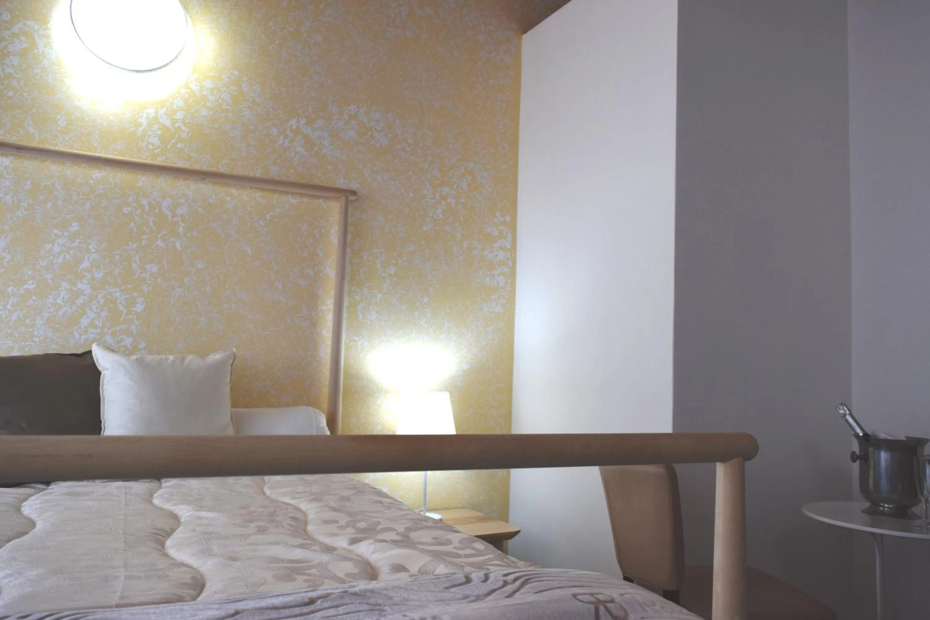 Bed in Hotel Quadrifoglio