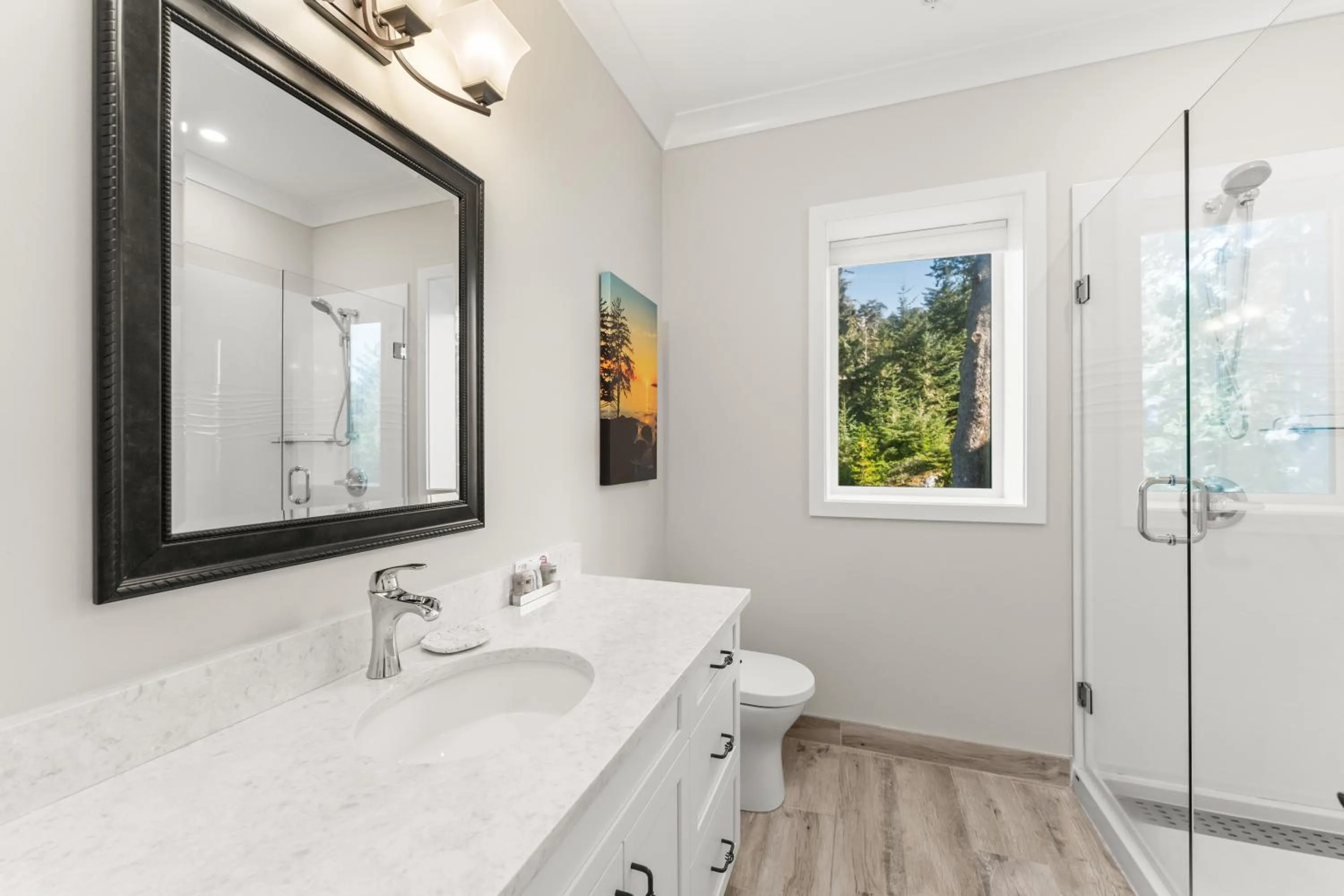 Bathroom in SookePoint Ocean Cottage Resort