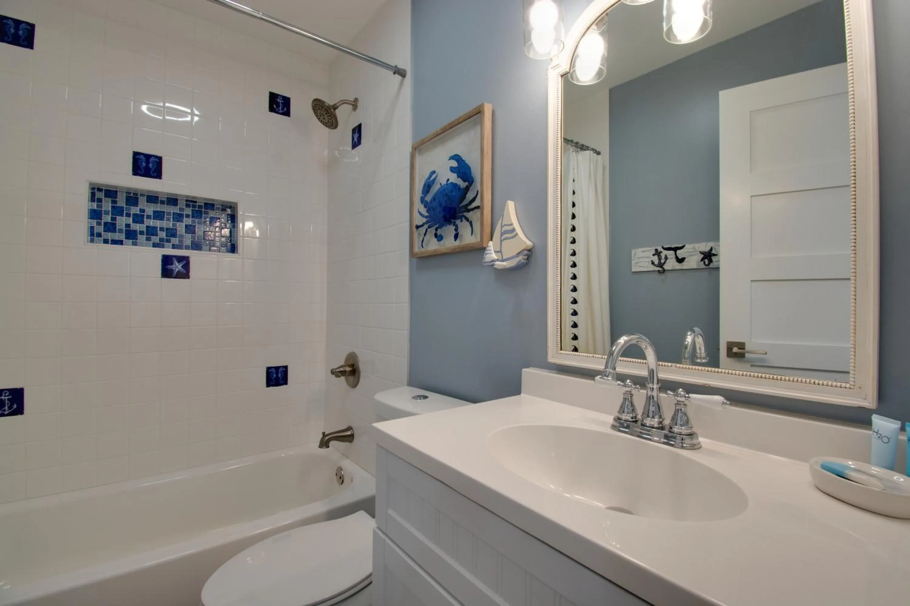 Bathroom in Seas the Day - Boardwalk to the Beach, 3 pools, Tennis