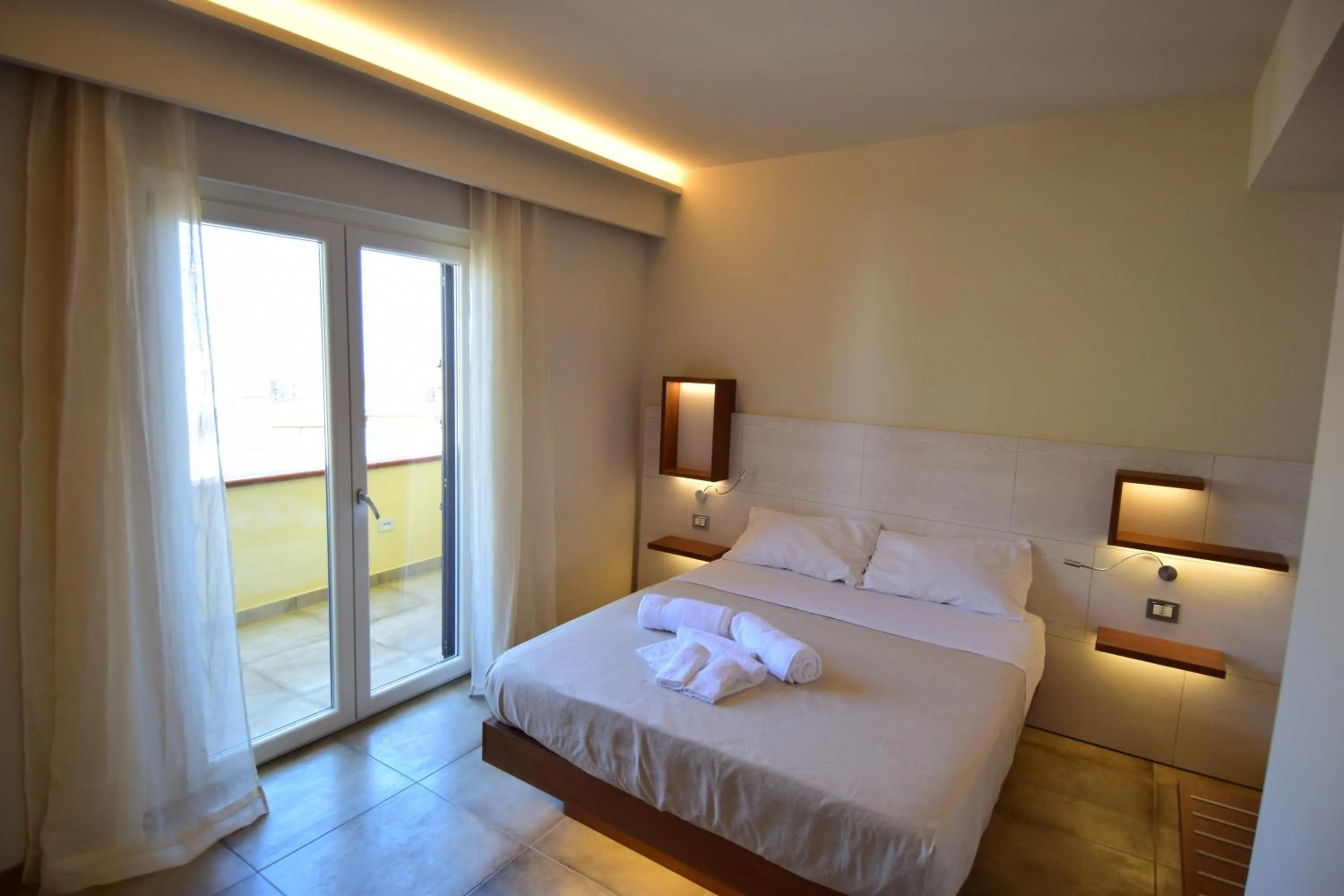 Balcony/Terrace, Bed in B&B Maestrale