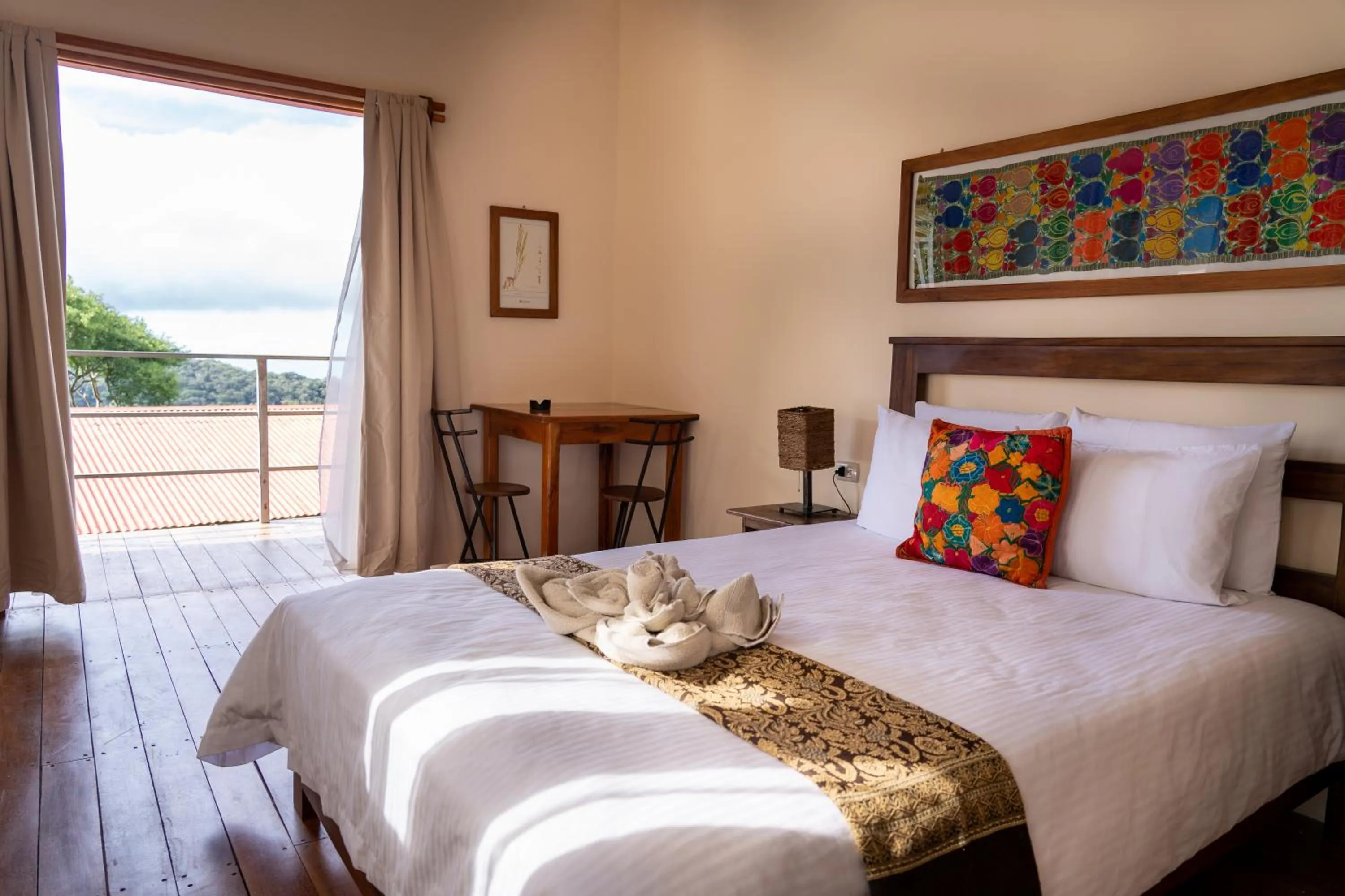 View (from property/room), Bed in Valle Escondido Nature Reserve Hotel & Farm