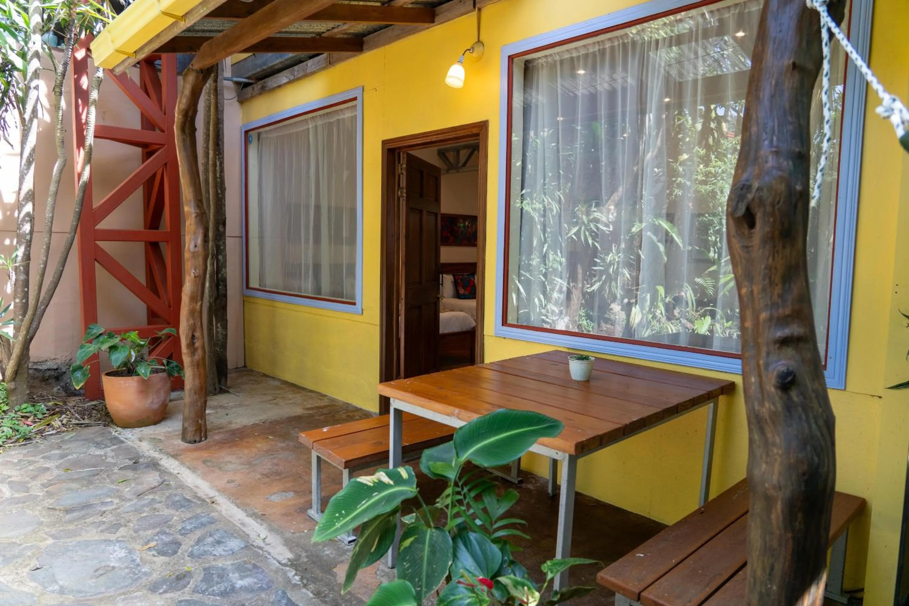 Patio in Valle Escondido Nature Reserve Hotel & Farm