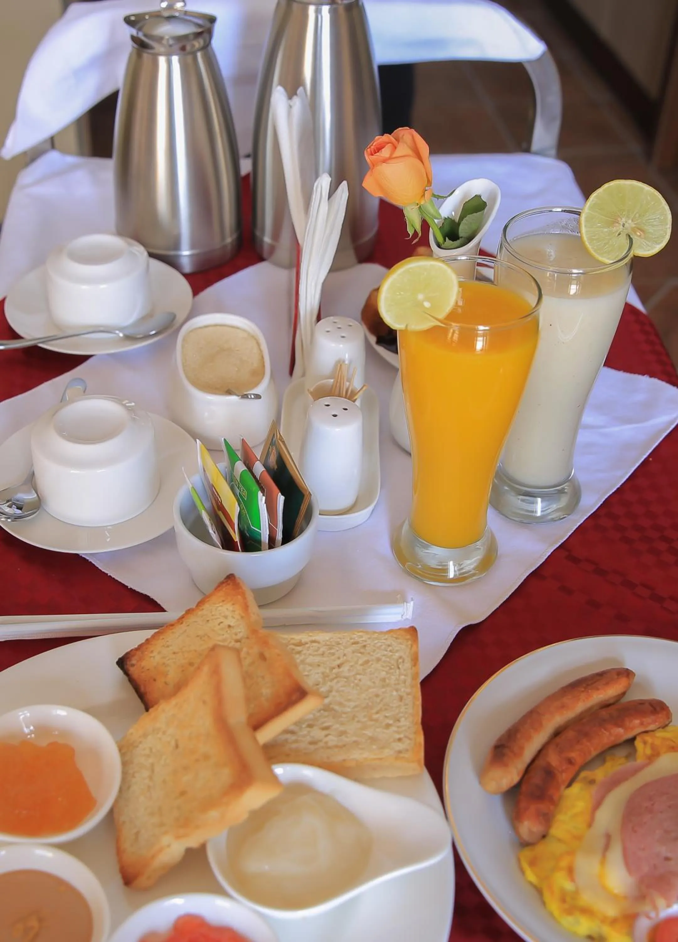 Food and drinks in Haile Resort Arbaminch