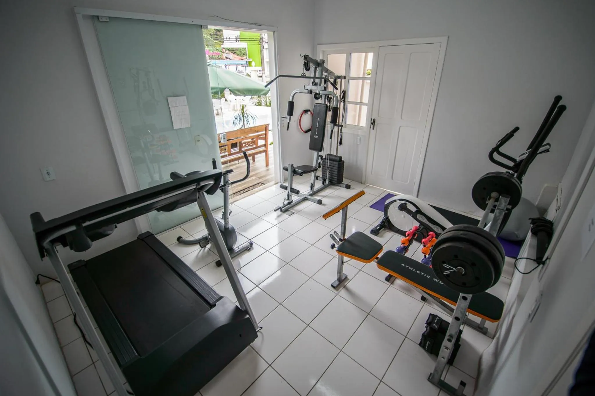 Fitness centre/facilities in Hotel Blumenhof