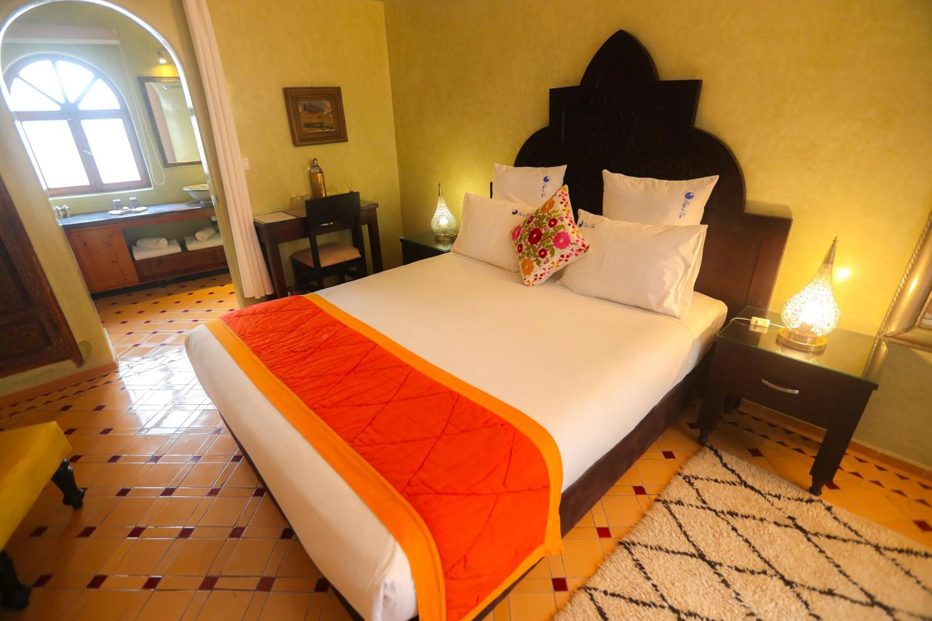Bed in Riad Perle D'Eau