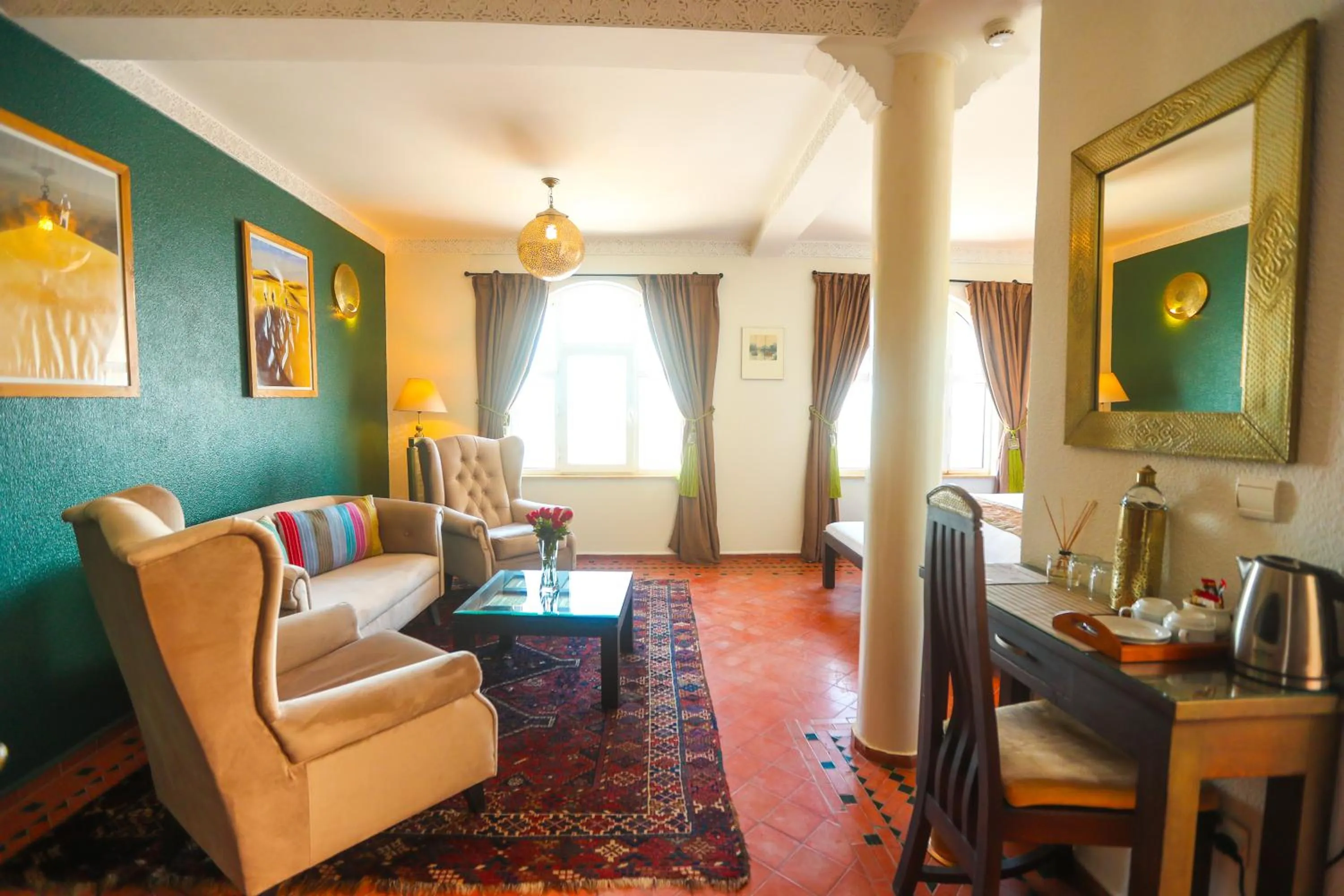 Seating area in Riad Perle D'Eau