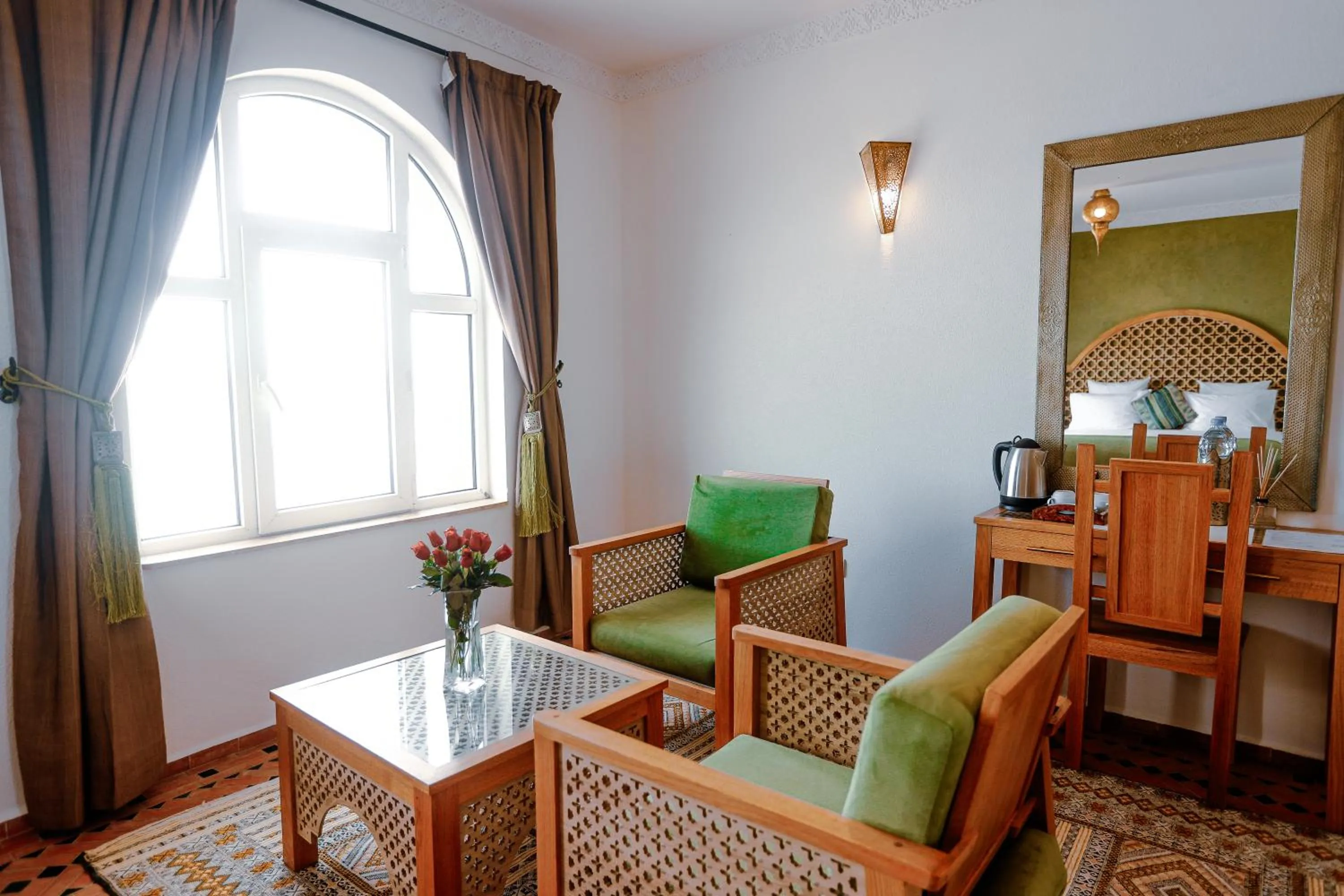 Seating area in Riad Perle D'Eau