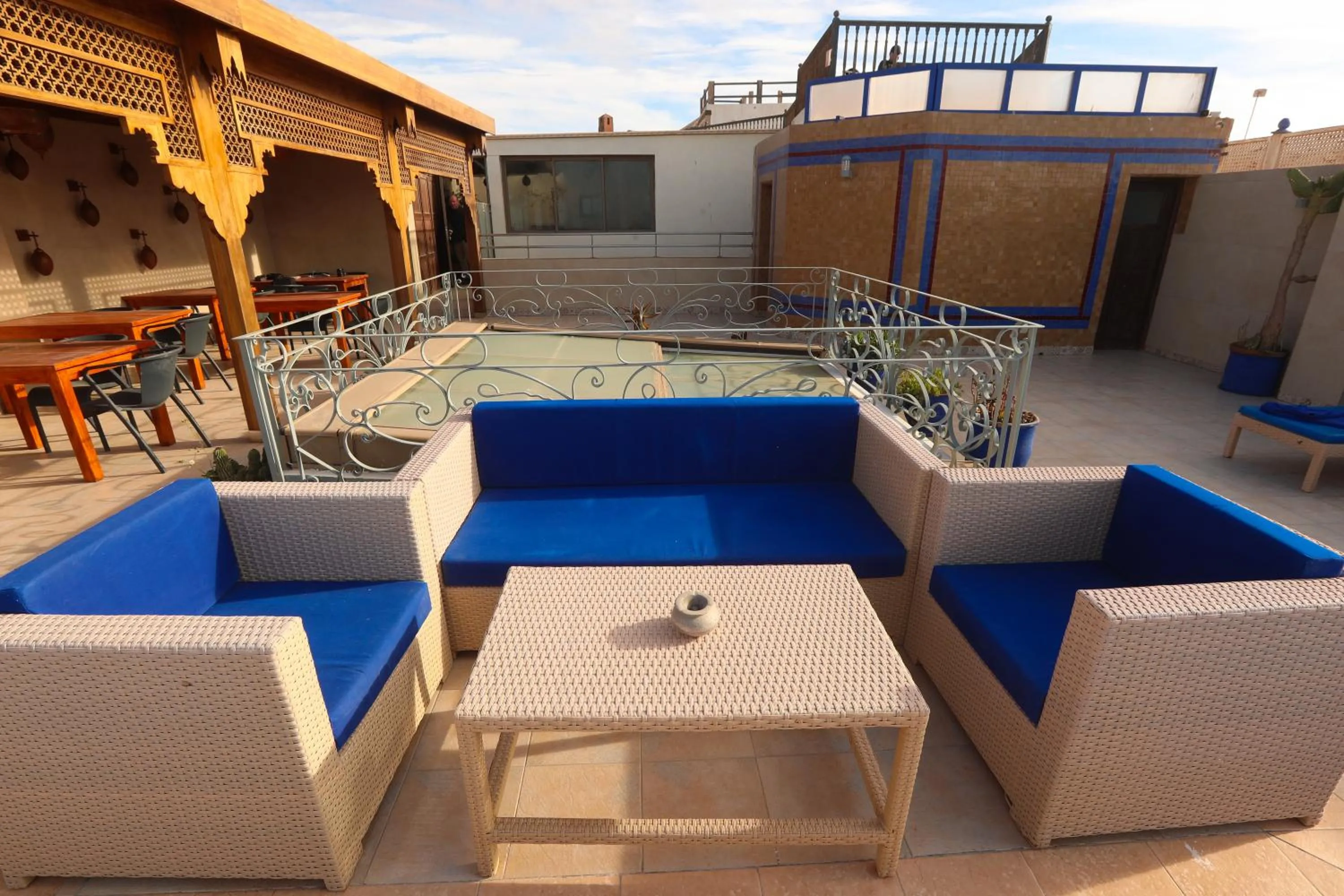 Balcony/Terrace in Riad Perle D'Eau