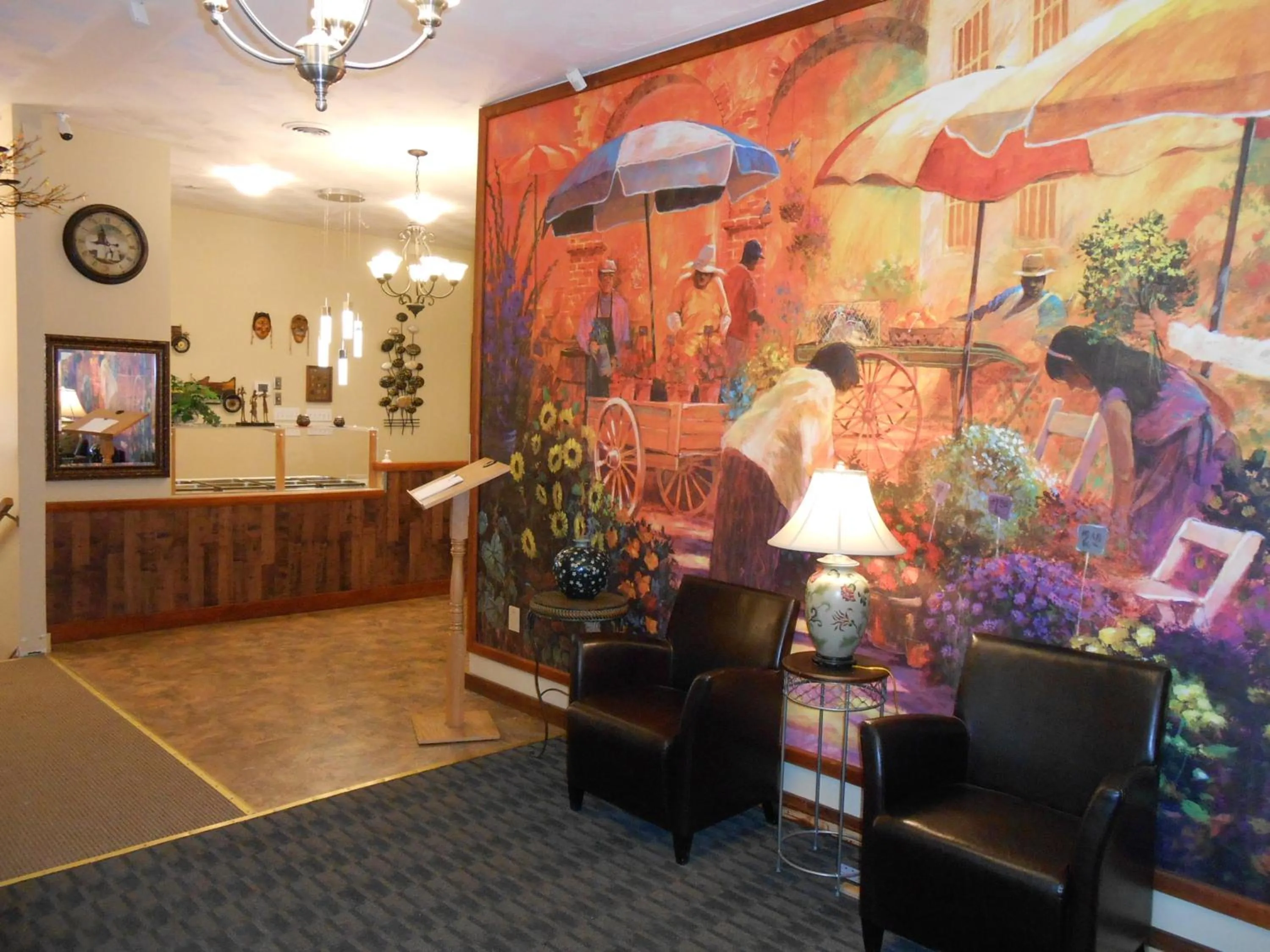 Lobby or reception in Knights Inn Woodstock