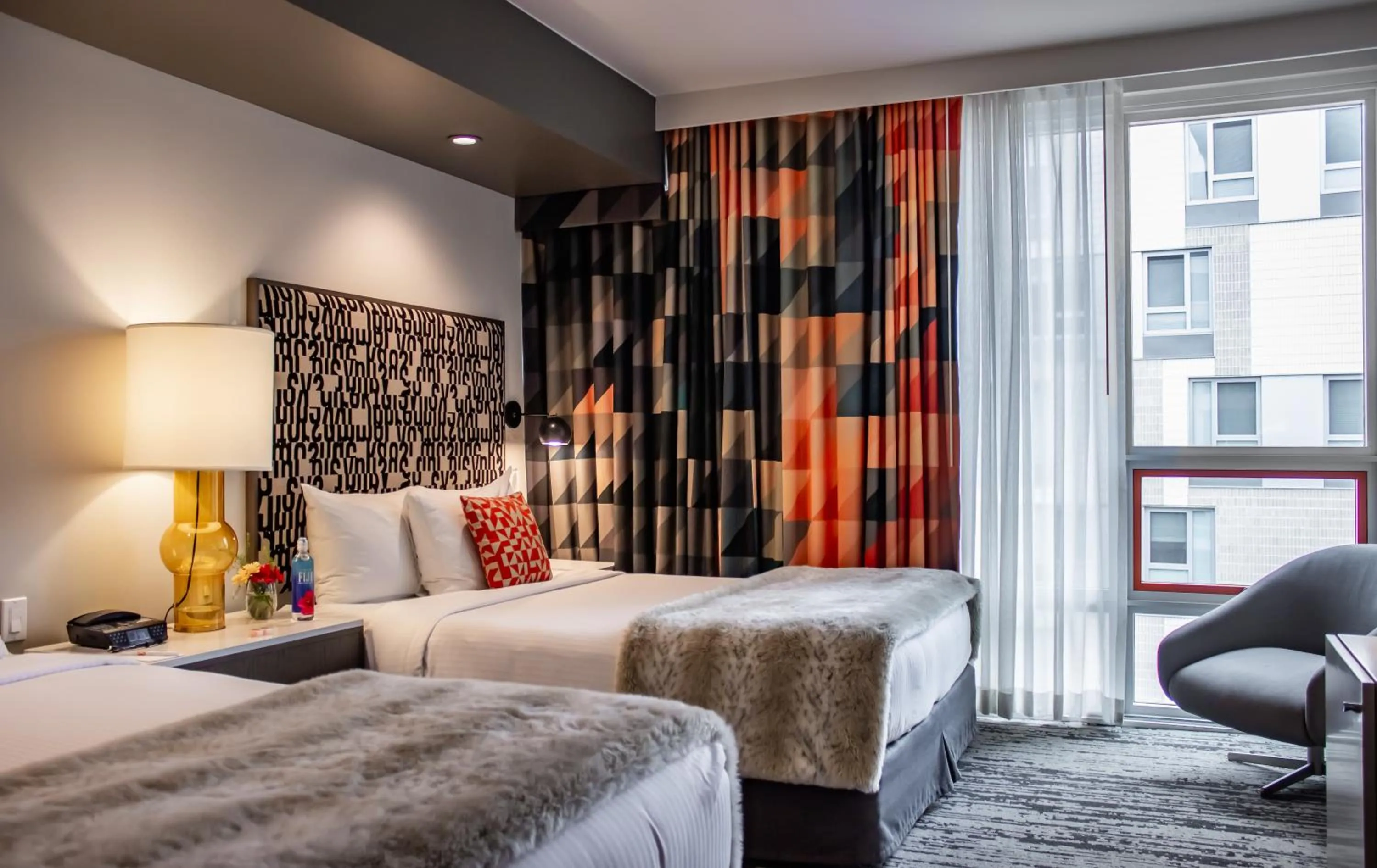 View (from property/room), Bed in Hotel Eastlund - Best Western Premier Collection