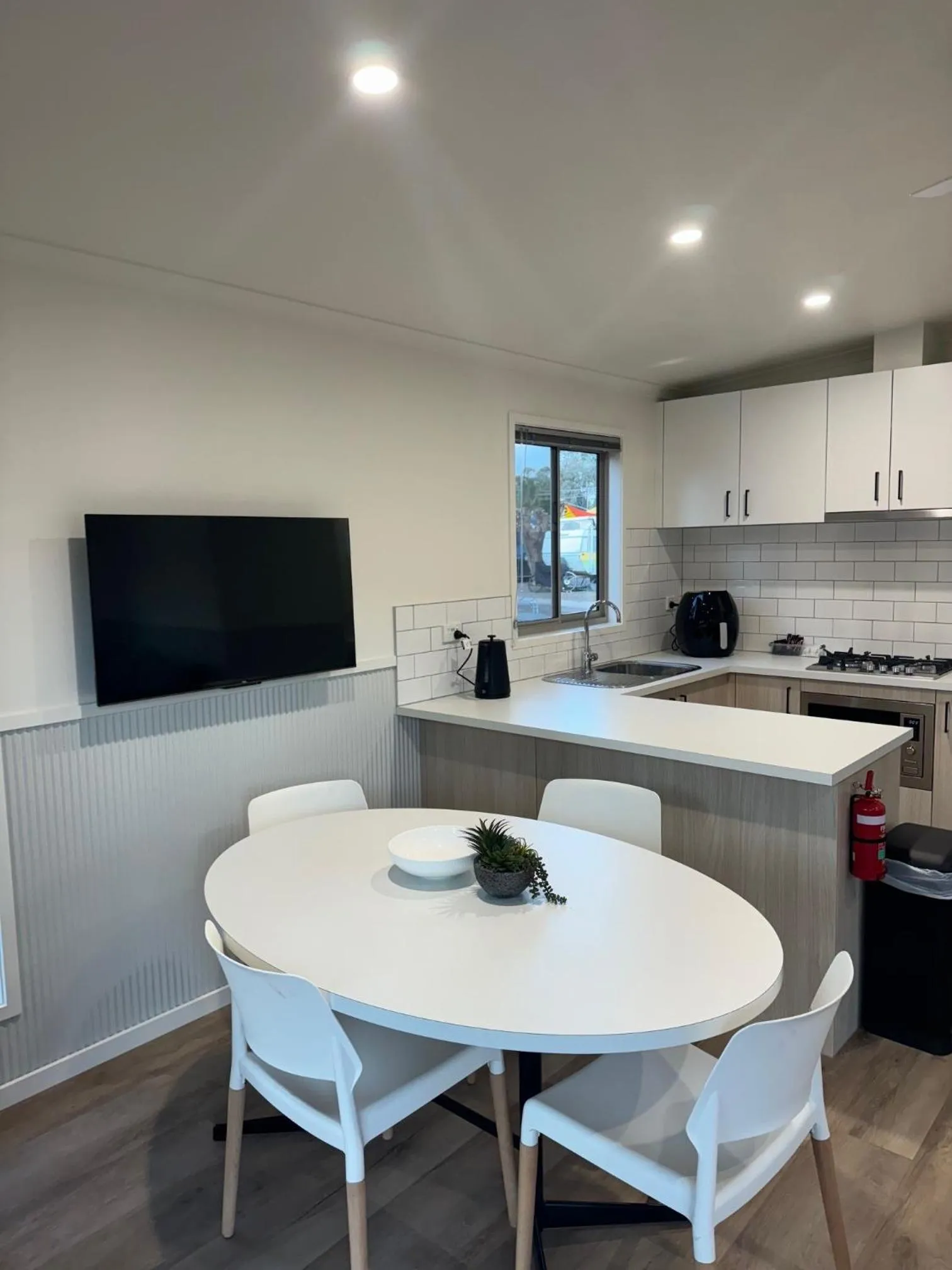 Dining area in Broken Hill Tourist Park