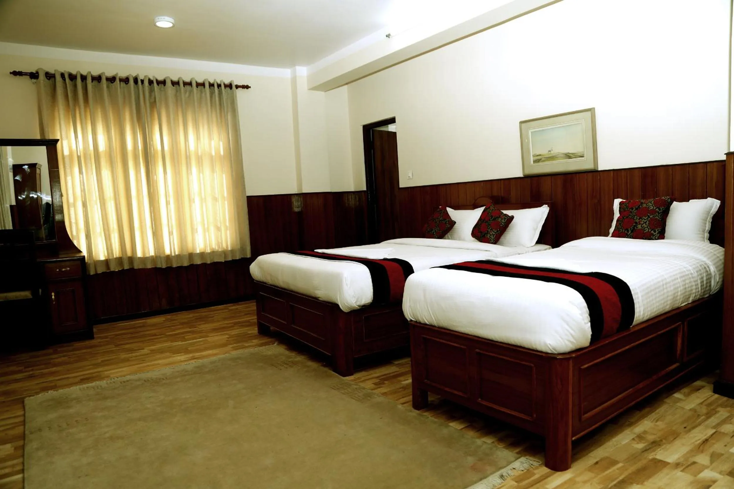 Bed in Green Eco Resort