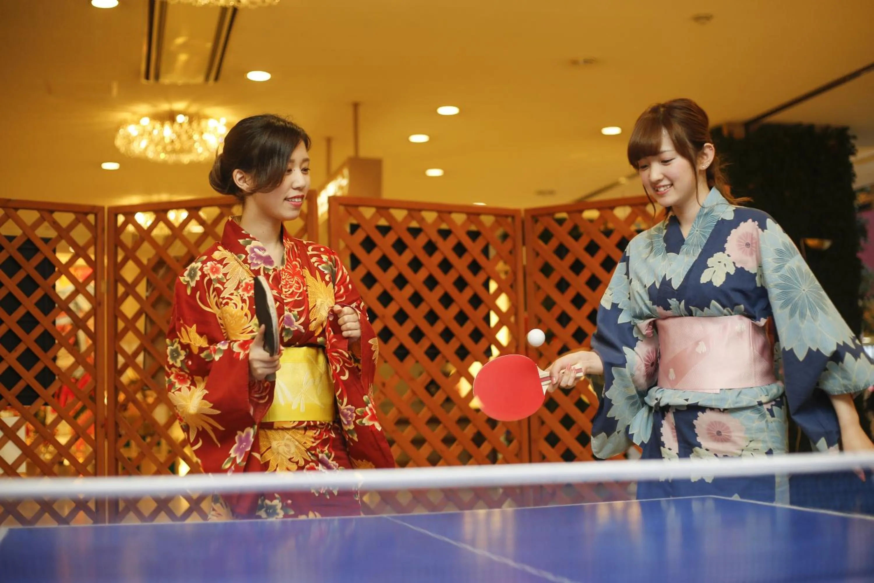 Table tennis in Hinotani Onsen Misugi Resort