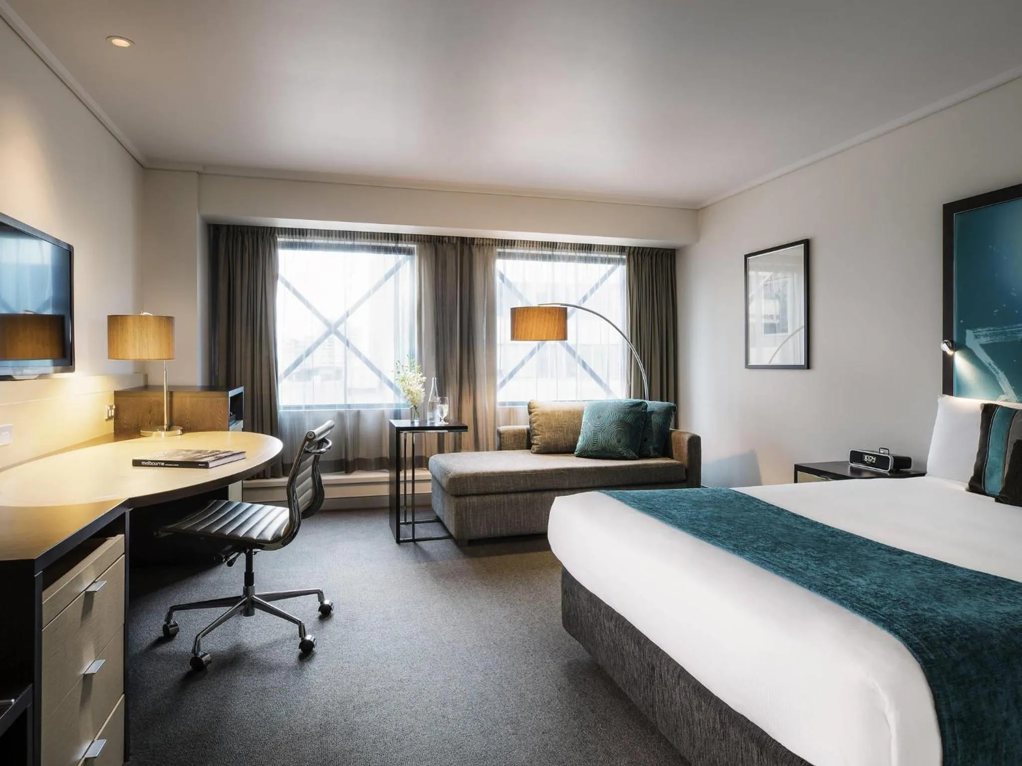 Bedroom, Bed in Novotel Melbourne On Collins