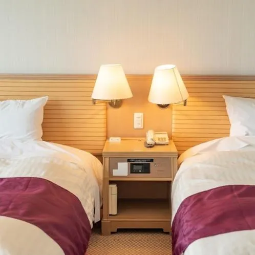 Bed in Onahama Ocean Hotel & Golf Club