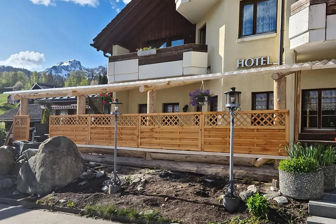 Property building in Hotel Restaurant Schönau