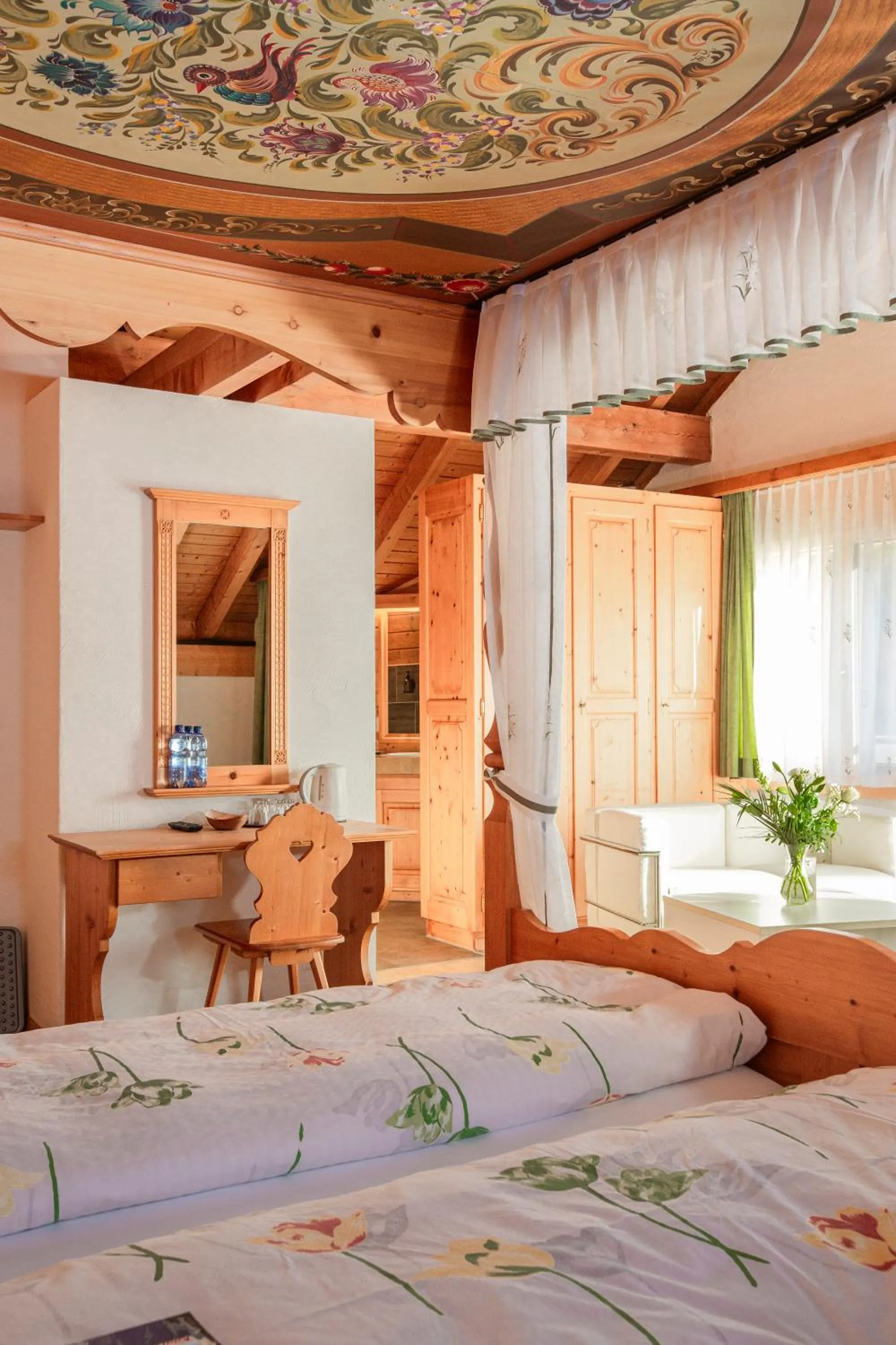 Bed in Hotel Restaurant Schönau