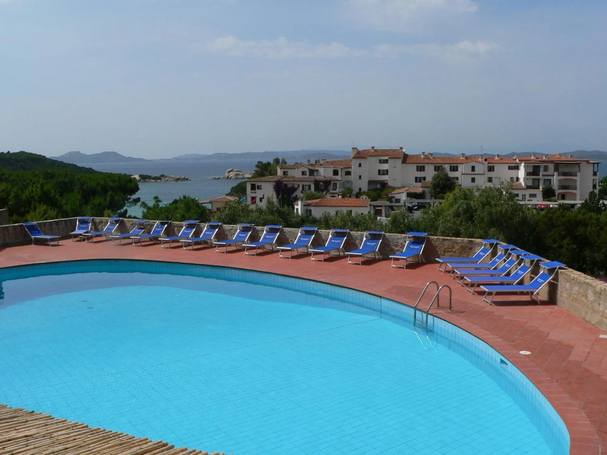 Pool view in Hotel Olimpia