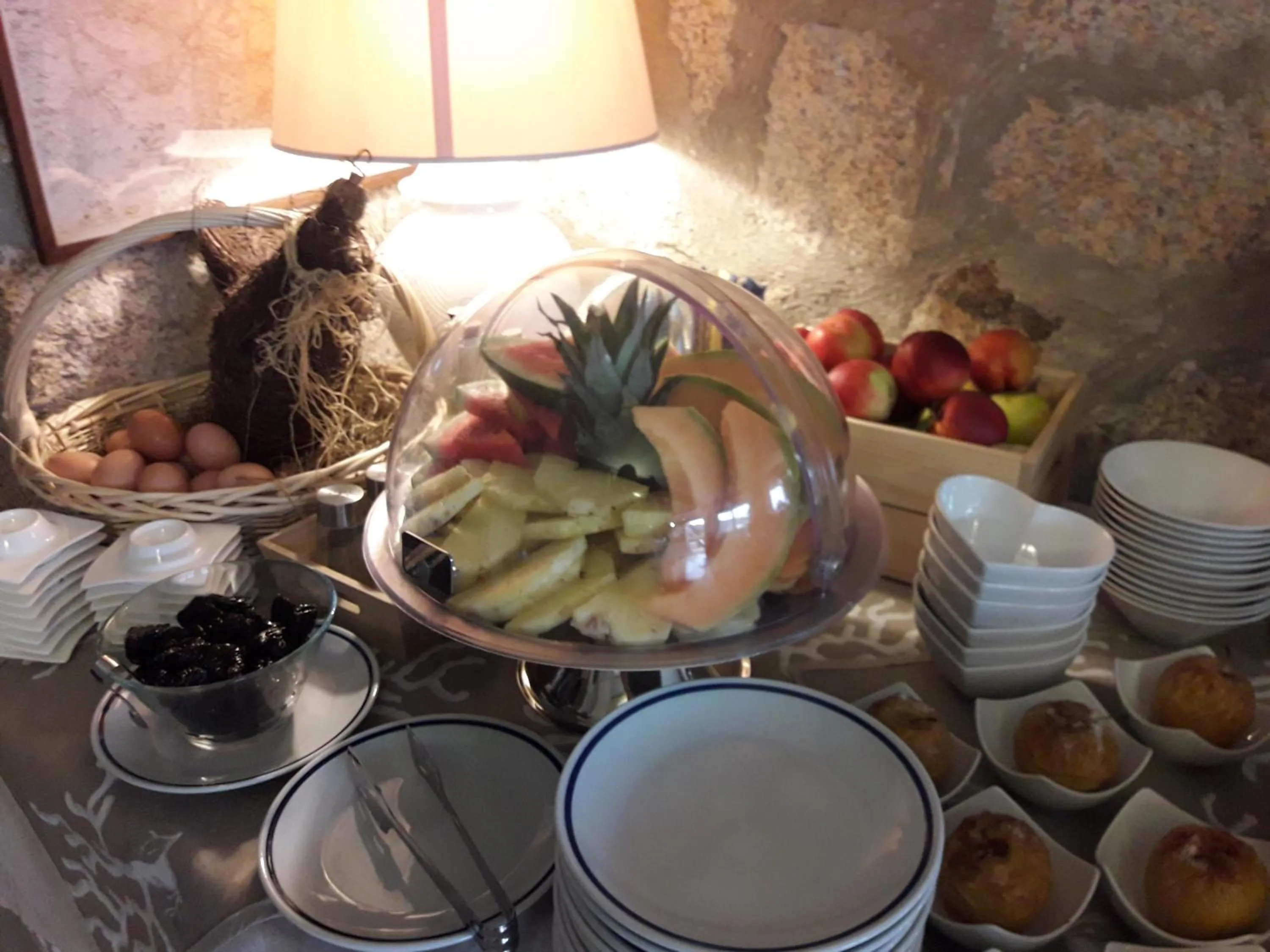 Buffet breakfast in Hotel Olimpia