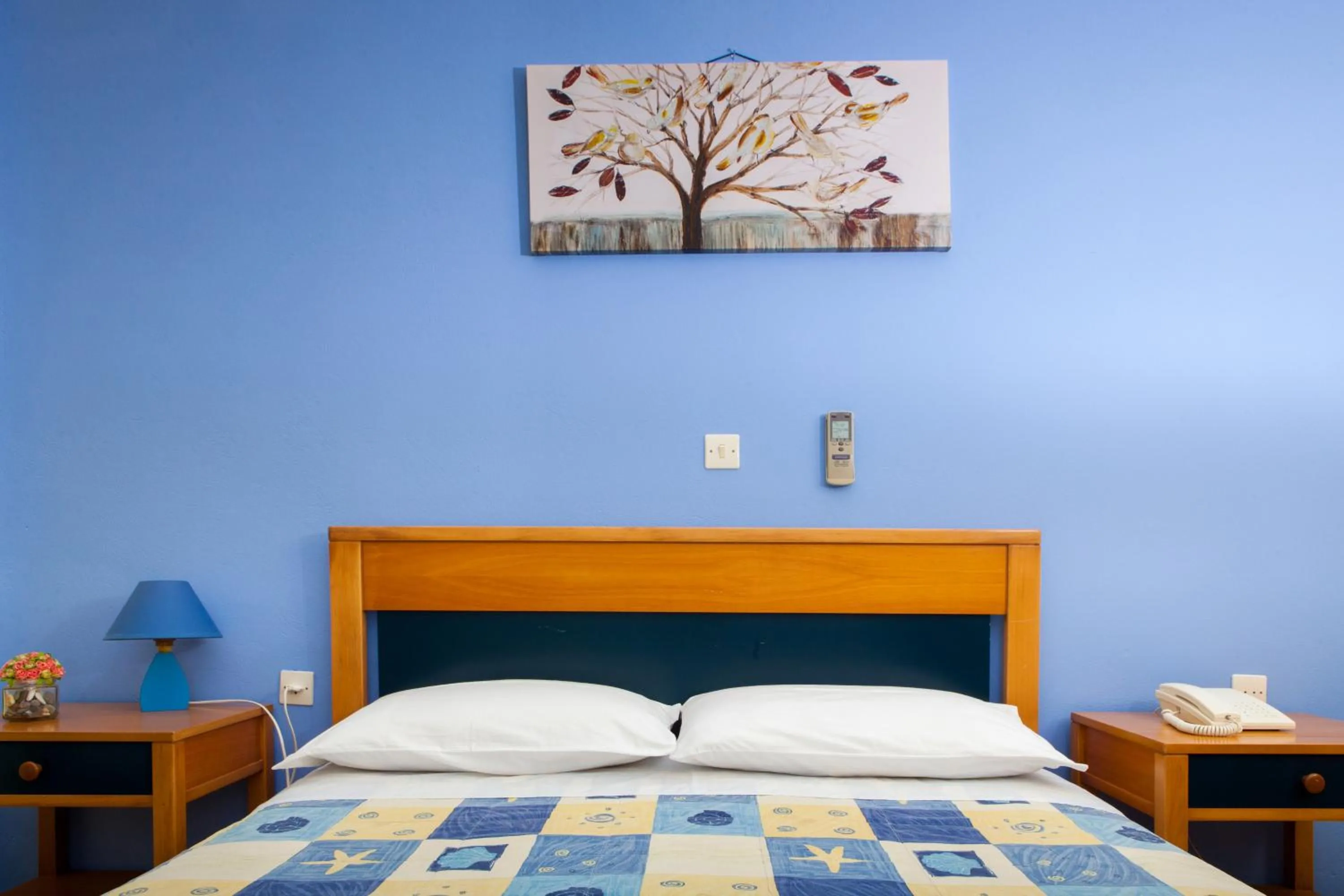 Decorative detail, Bed in Akis Hotel