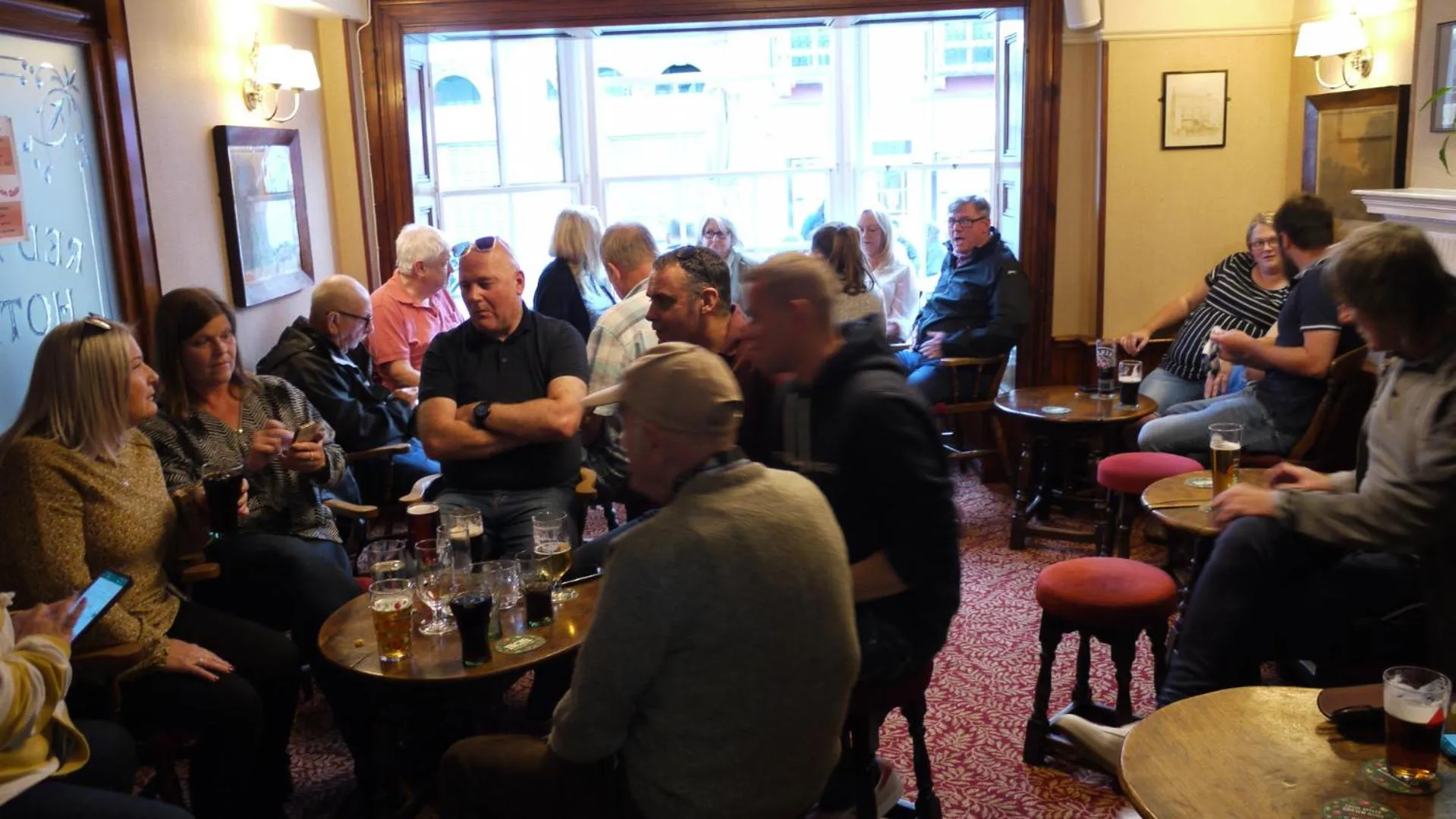 Lounge or bar in The Red Lion Hotel