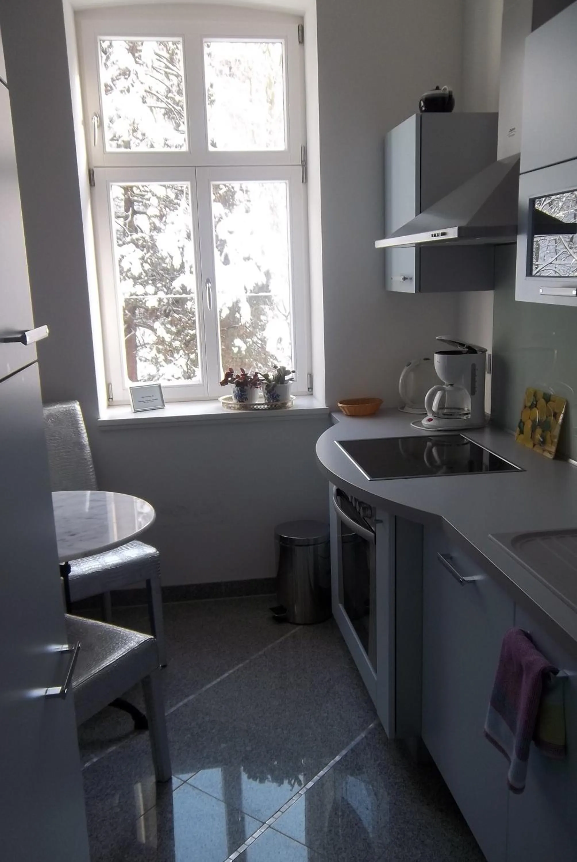 Kitchen or kitchenette in Apartmenthaus Saxonia