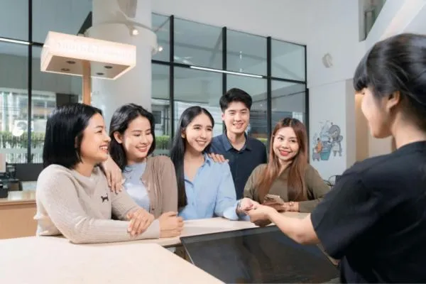 Lobby or reception in VIC 3 Bangkok Hotel