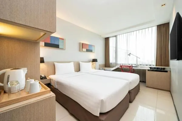 Bedroom, Bed in VIC 3 Bangkok Hotel