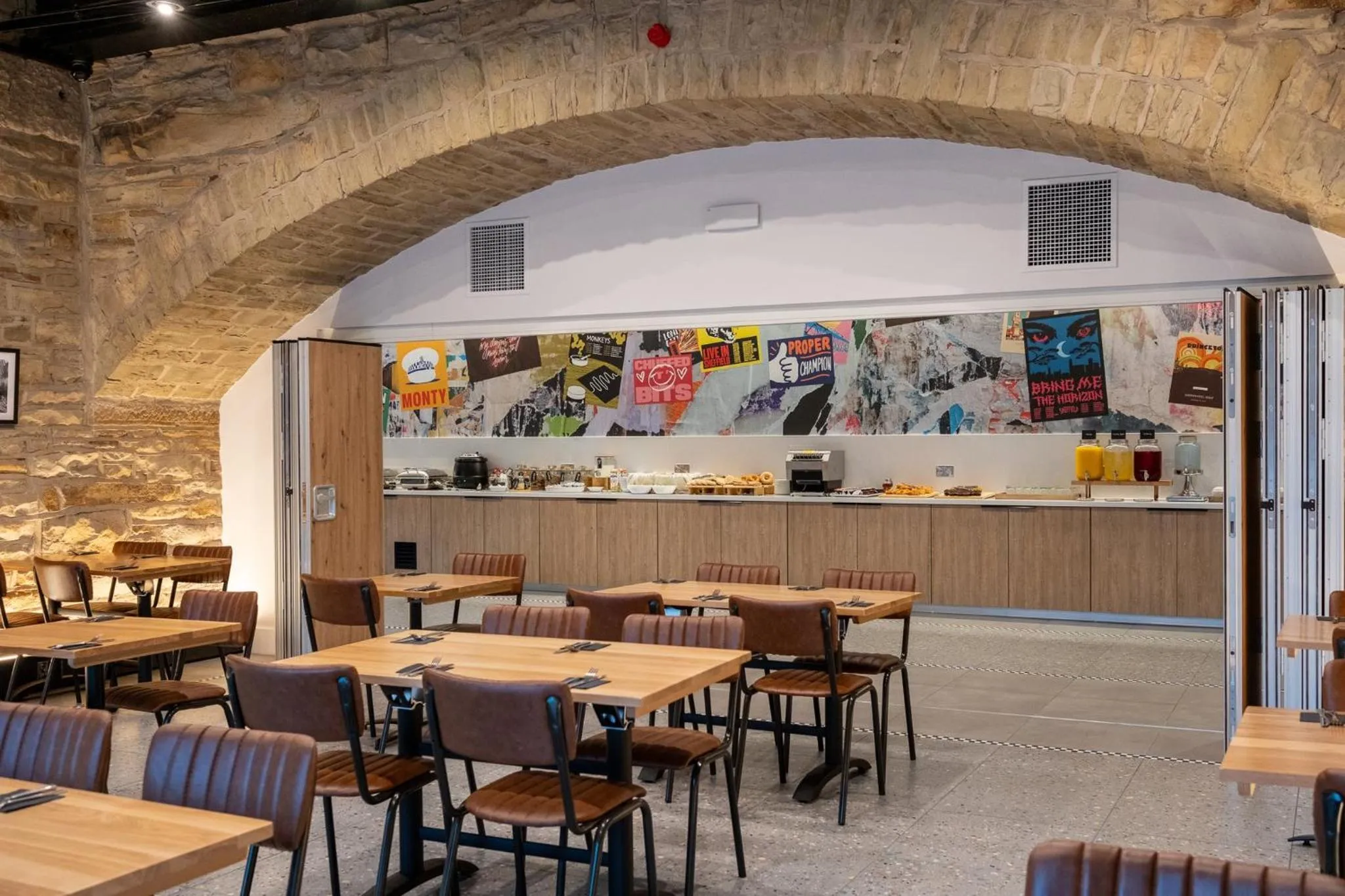 Breakfast in Sandman Signature Sheffield Quays Hotel