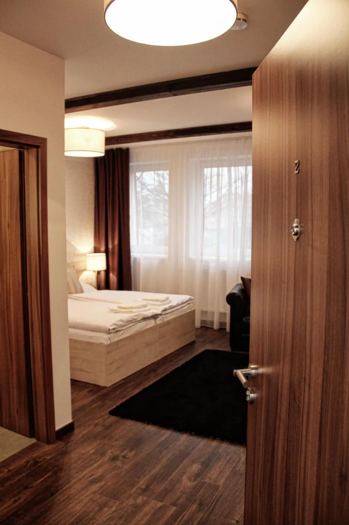 Bed in Hotel U Kašny