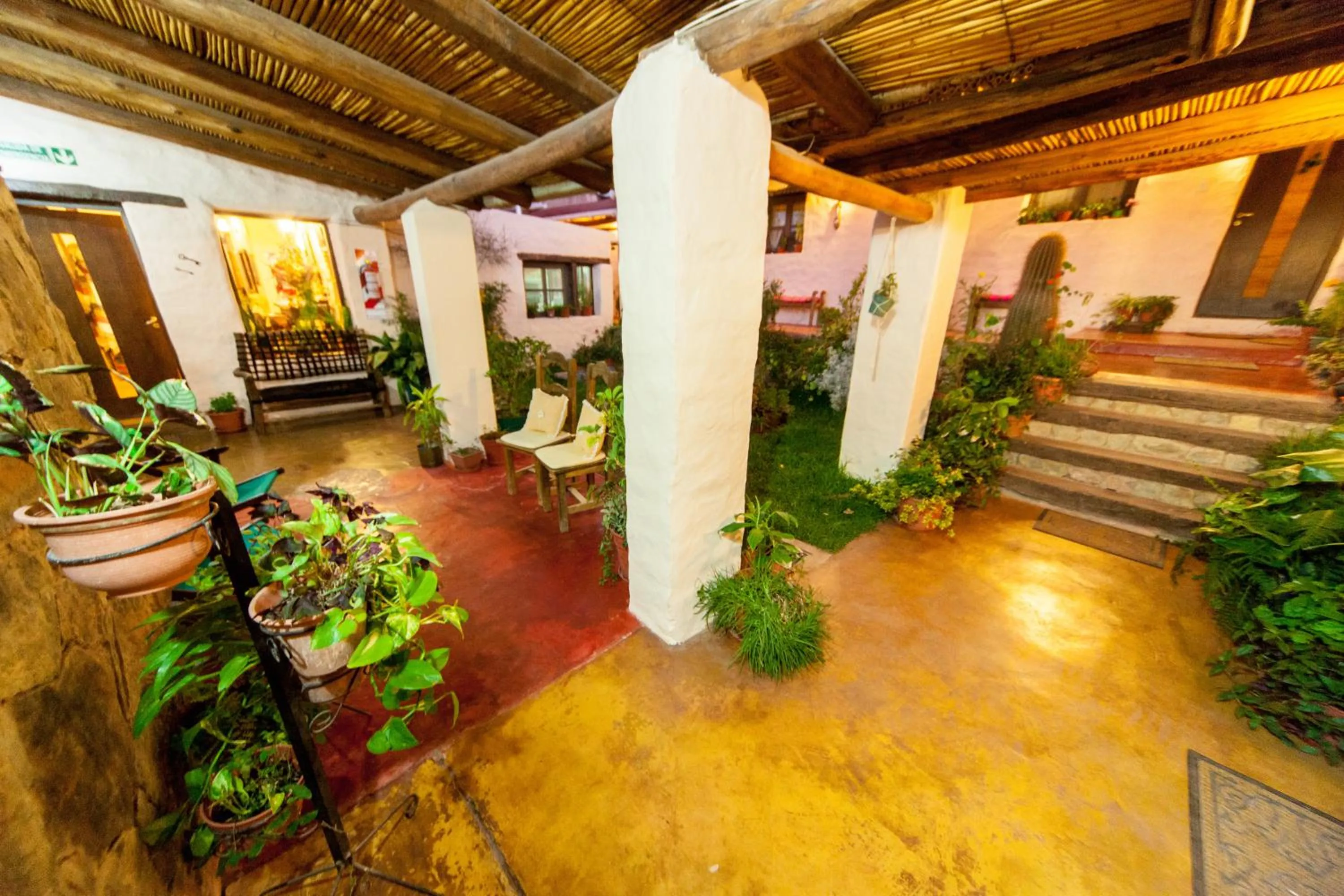 Garden in Hotel Norte Rupestre