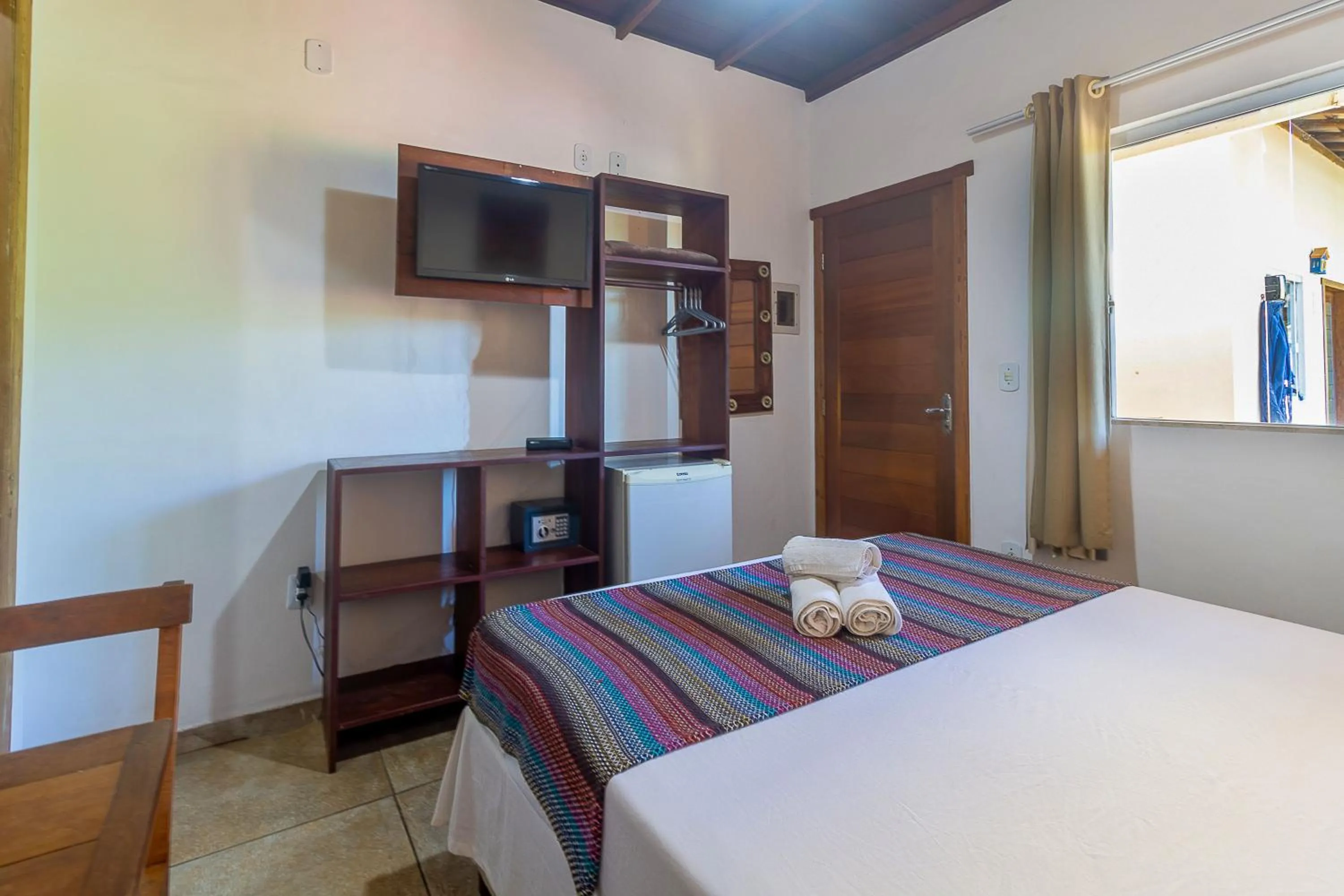 Bed in Pousada Pé na Estrada