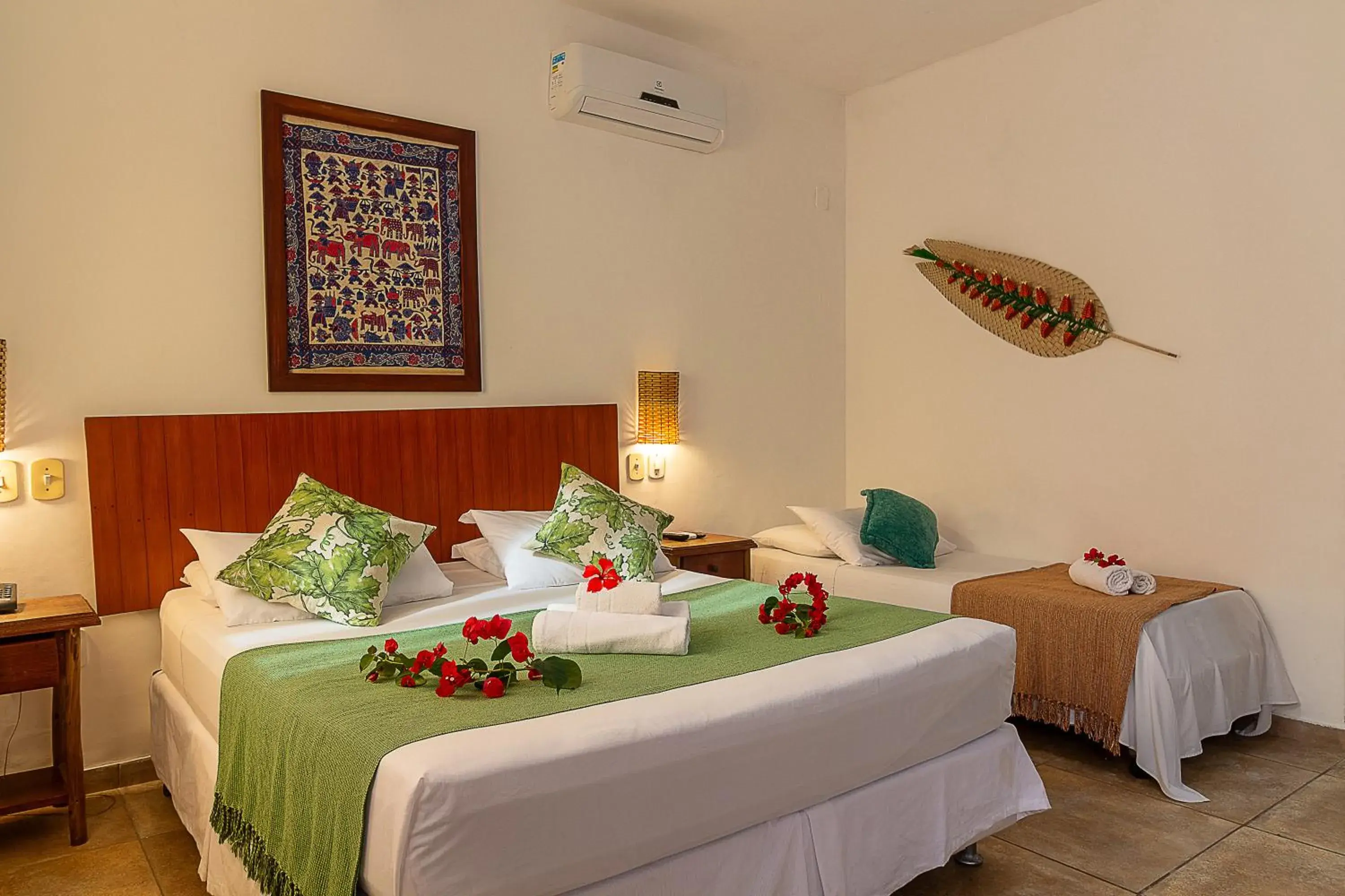 Deluxe Quadruple Room in Pousada Pé na Estrada Deluxe Quadruple Room in Pousada Pé na Estrada