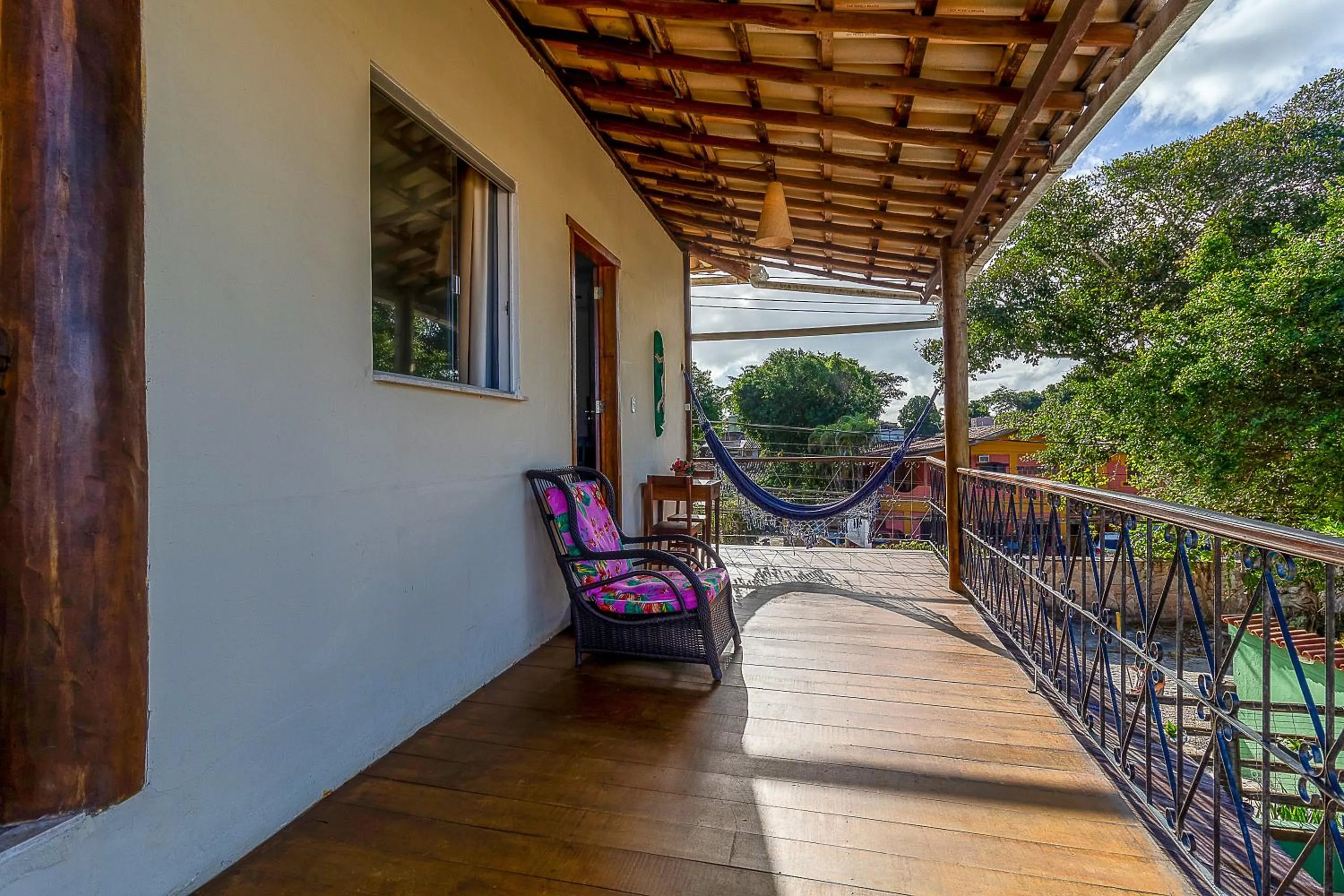 Patio in Pousada Pé na Estrada