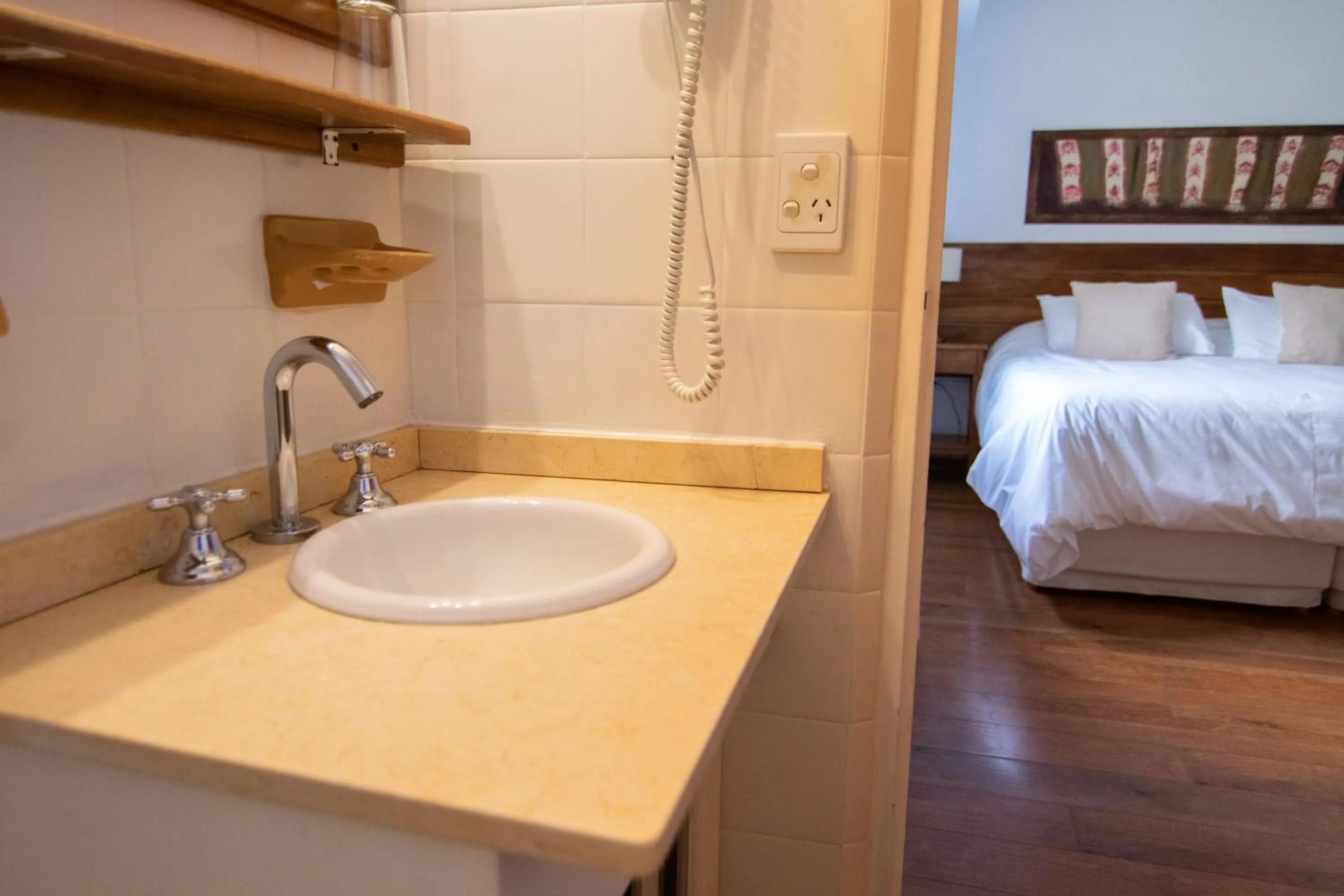 Bed in Hosteria Hostal del Esquiador