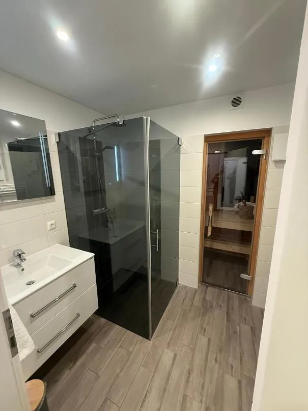 Bathroom in Schwimmende Häuser im BALTIC SEA RESORT