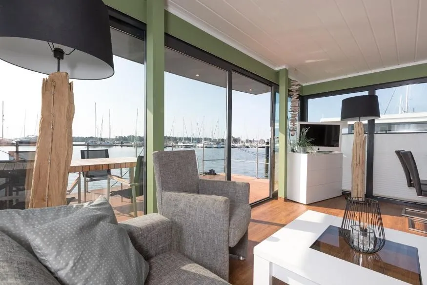 Living room in Schwimmende Häuser im BALTIC SEA RESORT