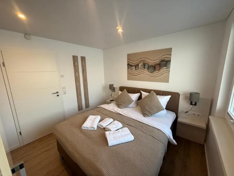 Bedroom, Bed in Schwimmende Häuser im BALTIC SEA RESORT