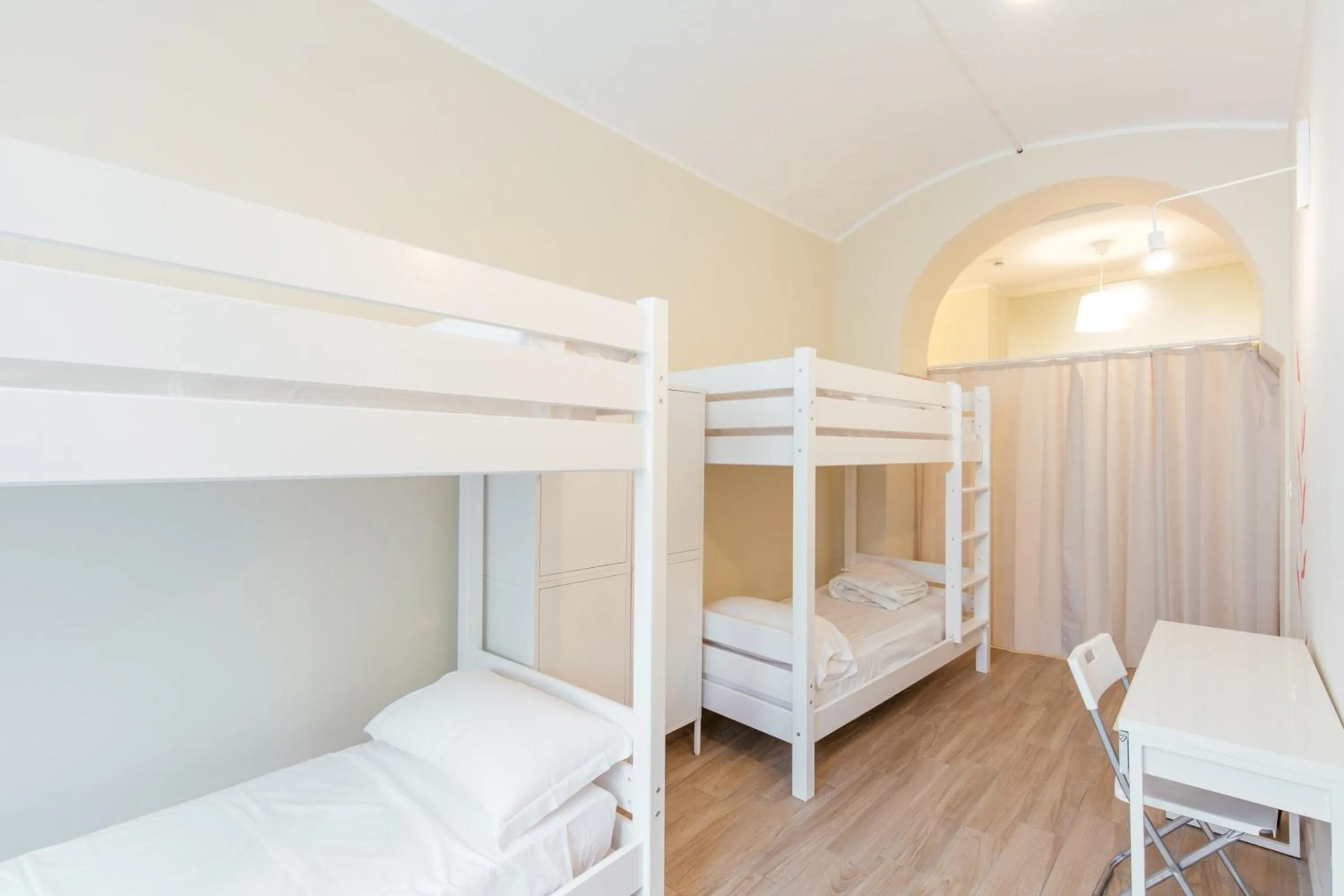 Bed in Tomato Urban Retreat