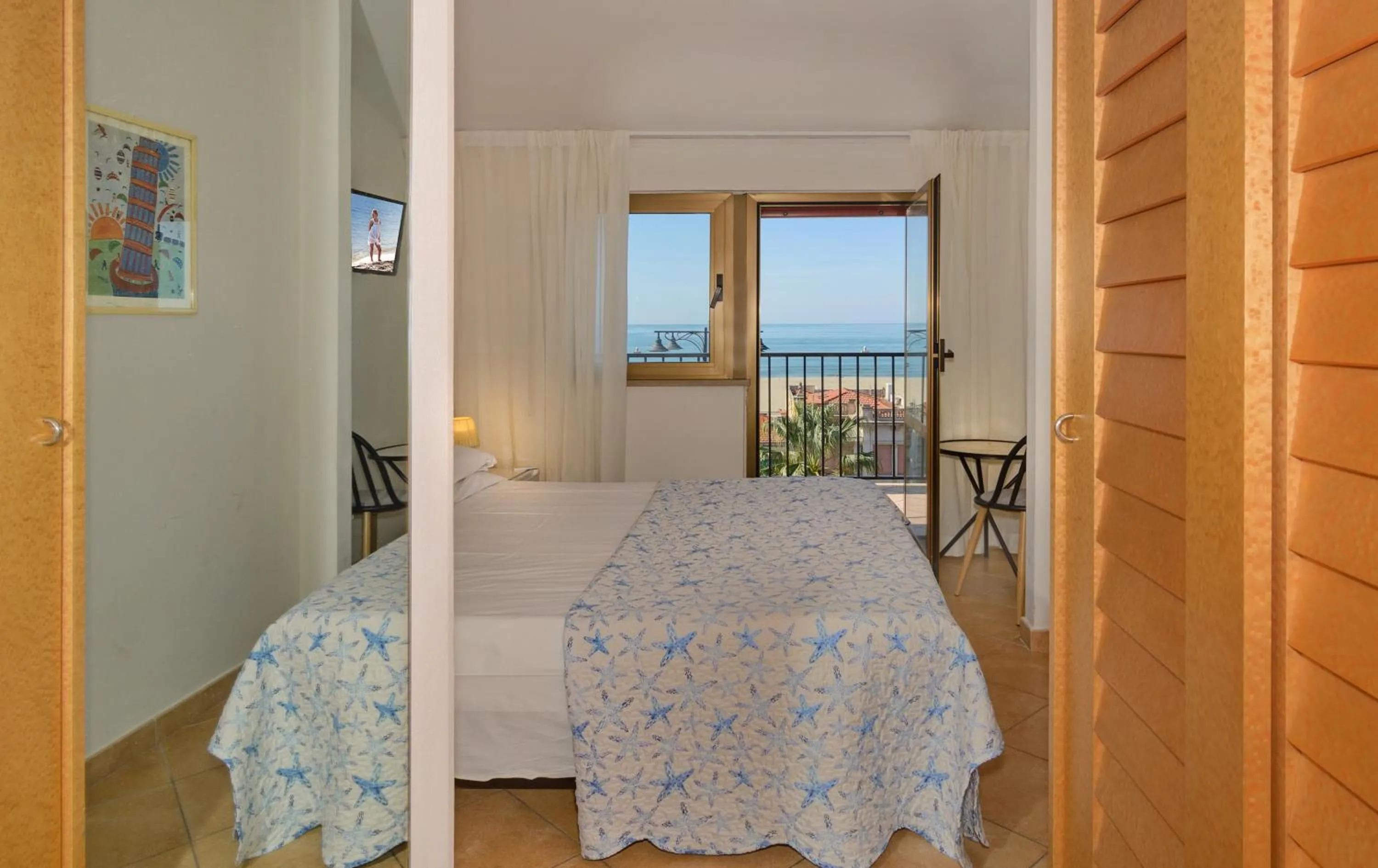 Bed in Hotel Bella Riviera Lungomare