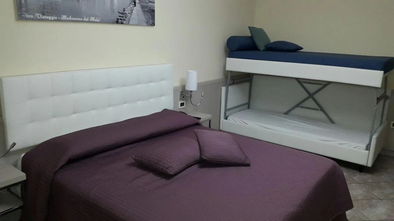 Photo of the whole room, Bed in Hotel Bella Riviera Lungomare