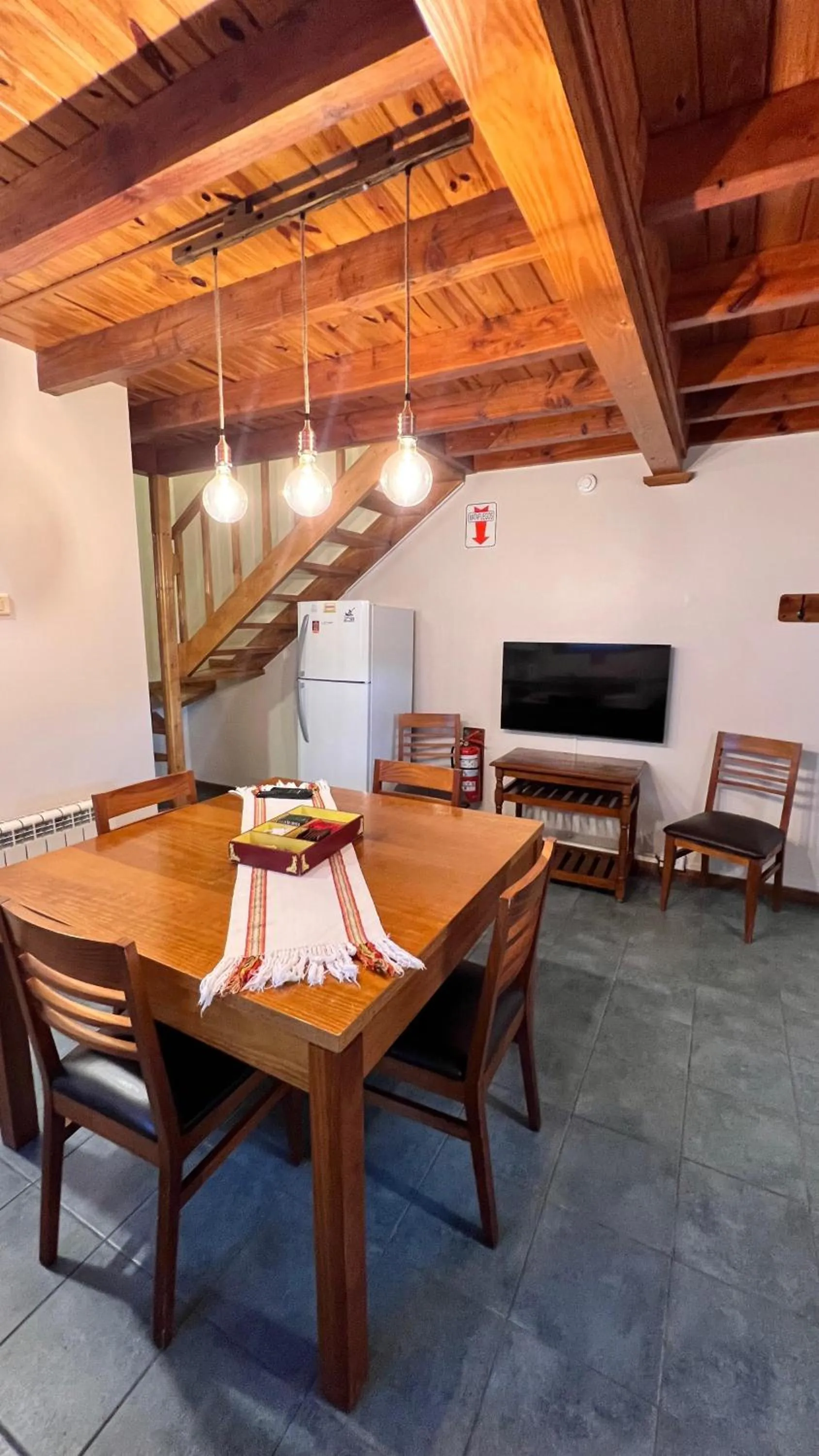 Dining area in La Posta Apart