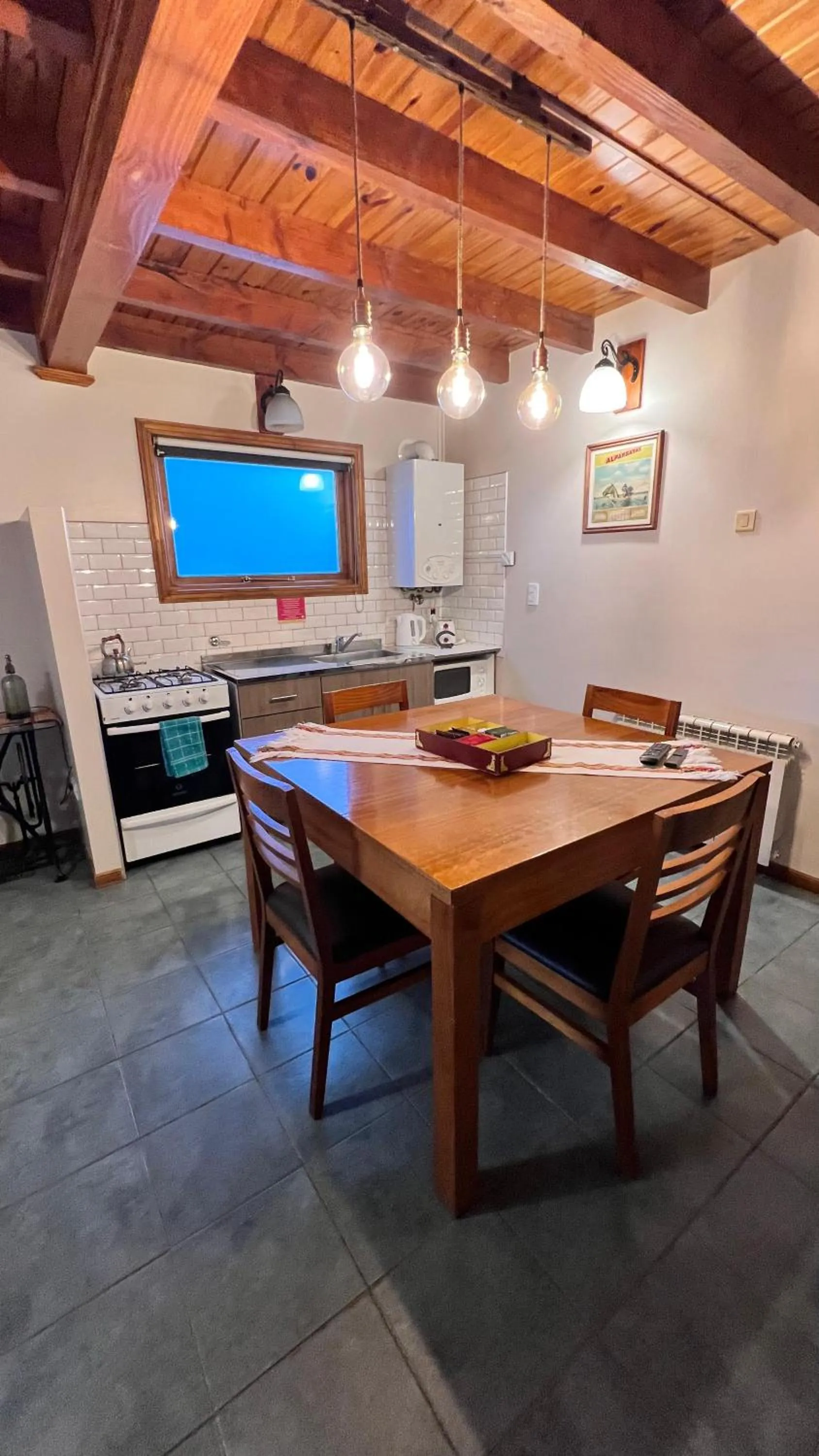 Dining area in La Posta Apart
