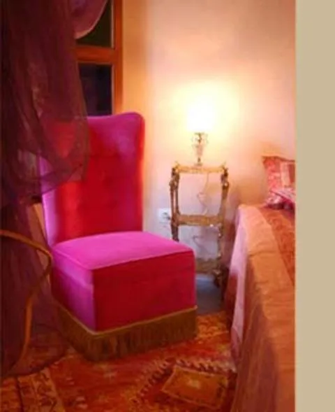 Seating area in Riad Fatinat Marrakech