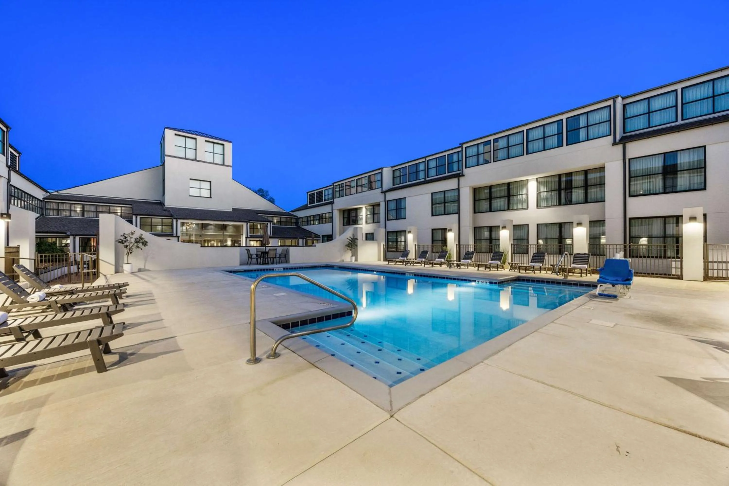 Pool view in DoubleTree Suites by Hilton Hotel Huntsville South